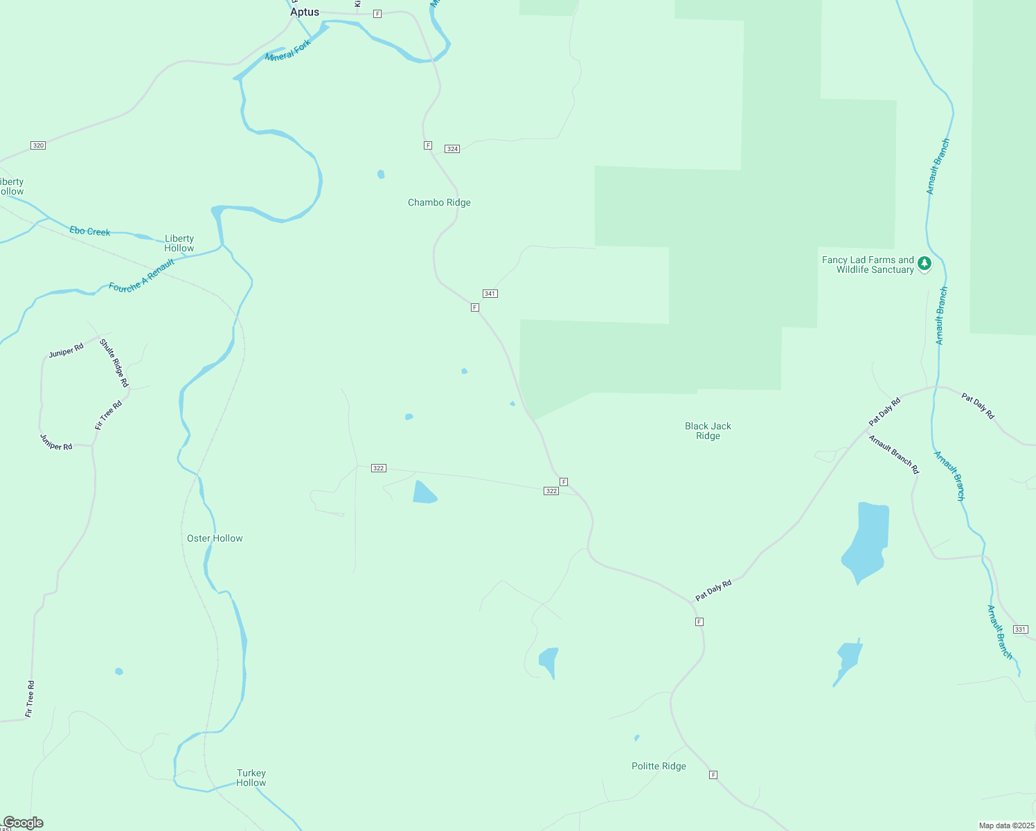 map of restaurants, bars, coffee shops, grocery stores, and more near 17197 State Highway F in Potosi