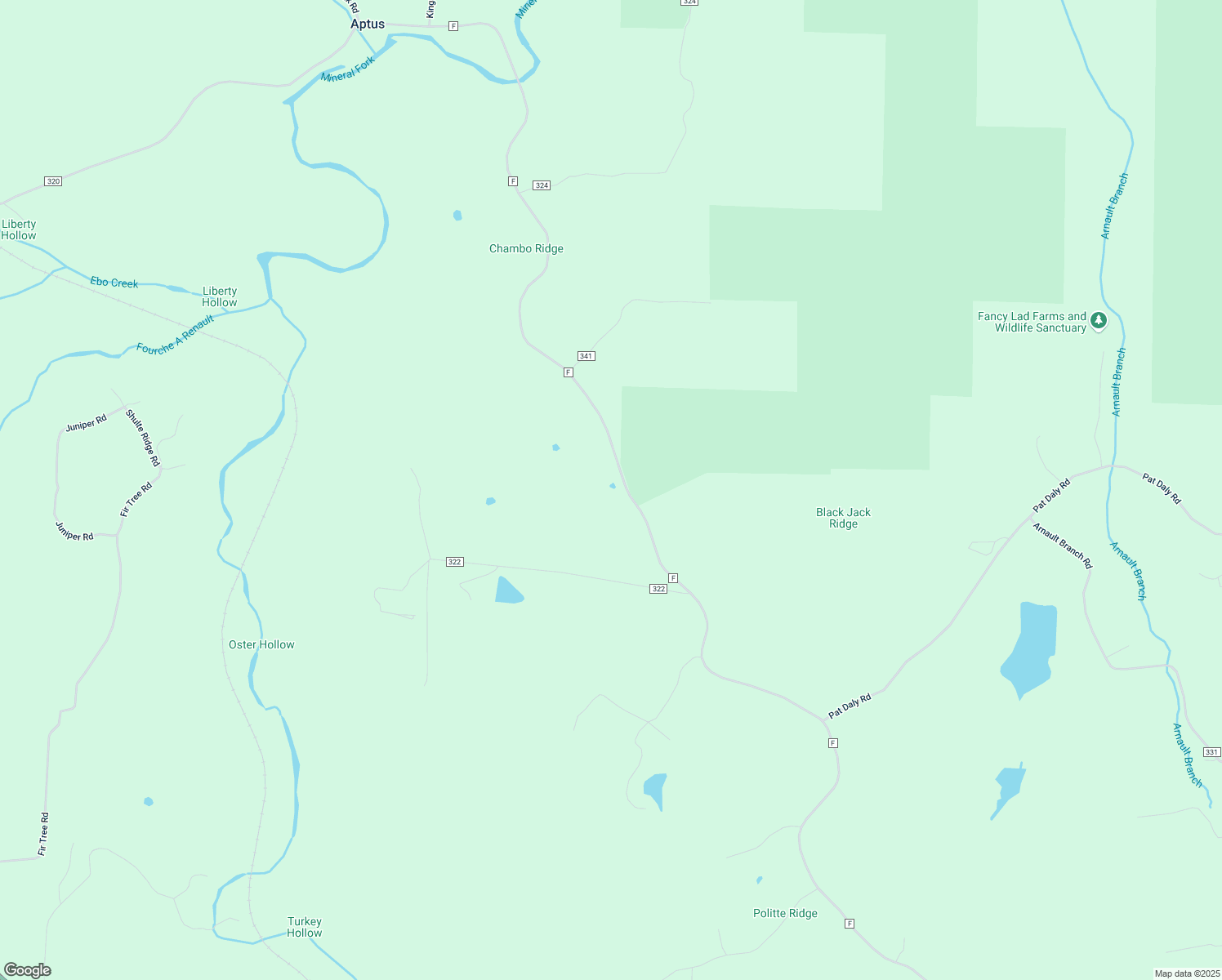 map of restaurants, bars, coffee shops, grocery stores, and more near 17197 State Highway F in Potosi