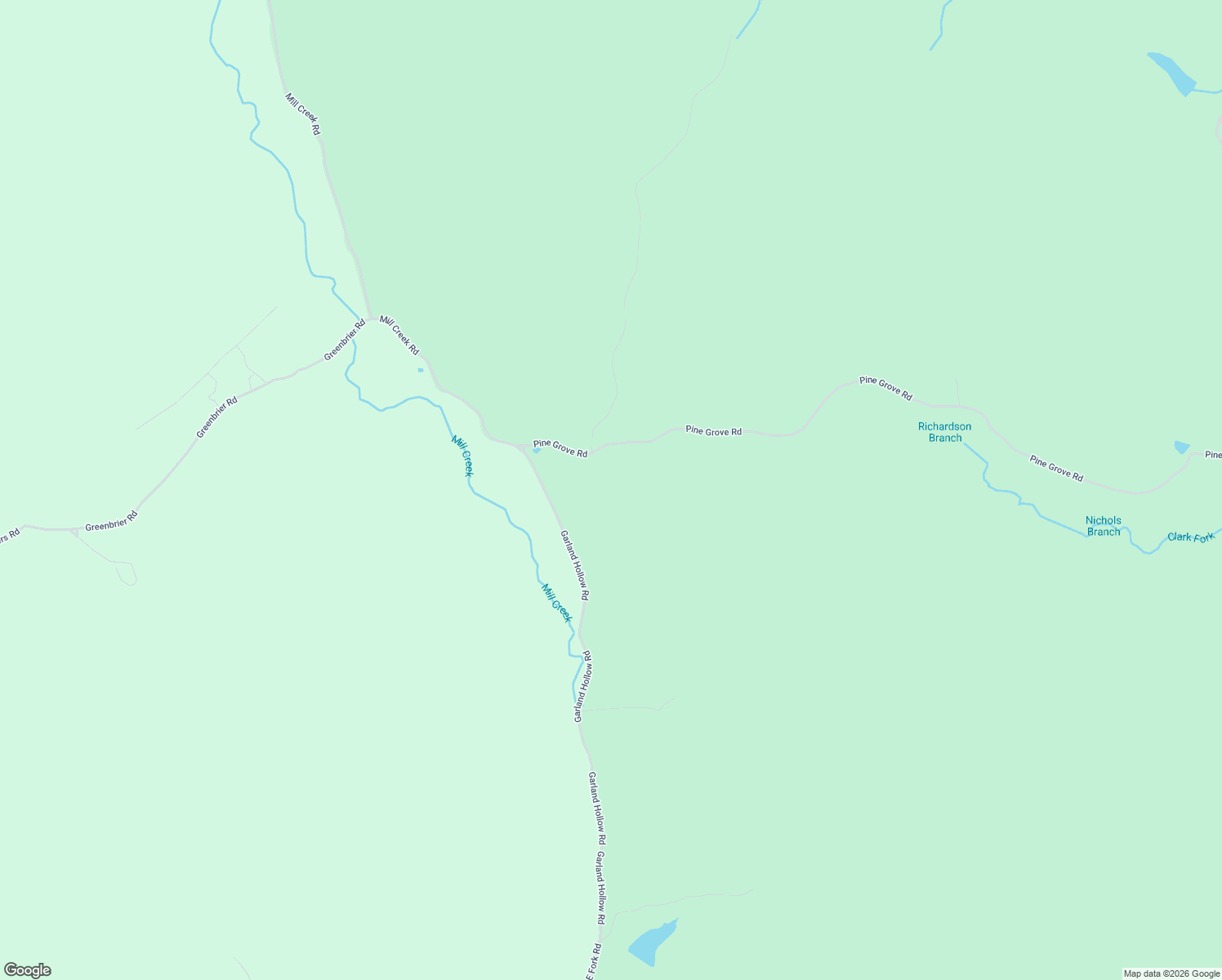 map of restaurants, bars, coffee shops, grocery stores, and more near 4445 Pine Grove Road in Means