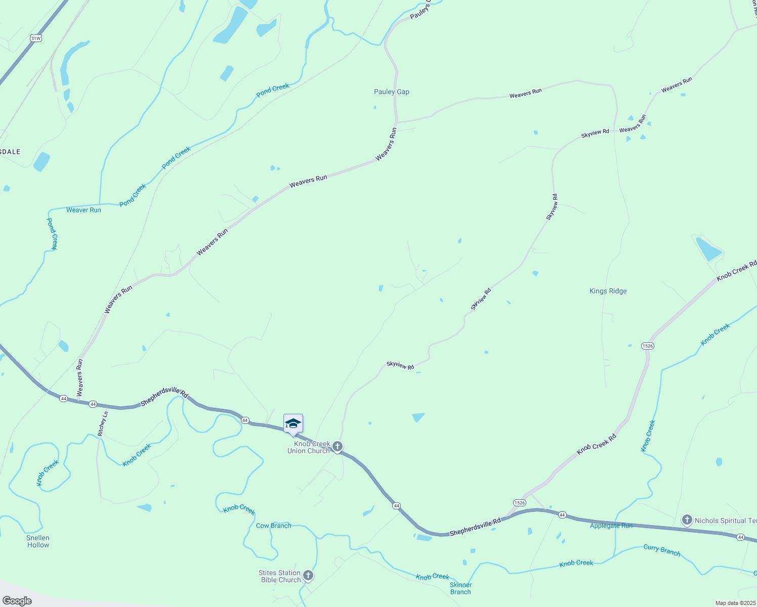map of restaurants, bars, coffee shops, grocery stores, and more near 796 Cow Branch Road in West Point
