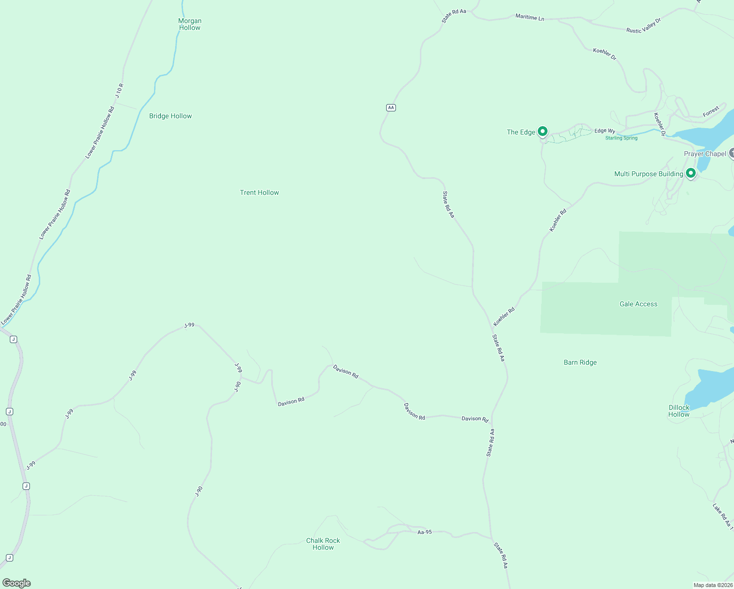 map of restaurants, bars, coffee shops, grocery stores, and more near 801 Aa-99 in Roach