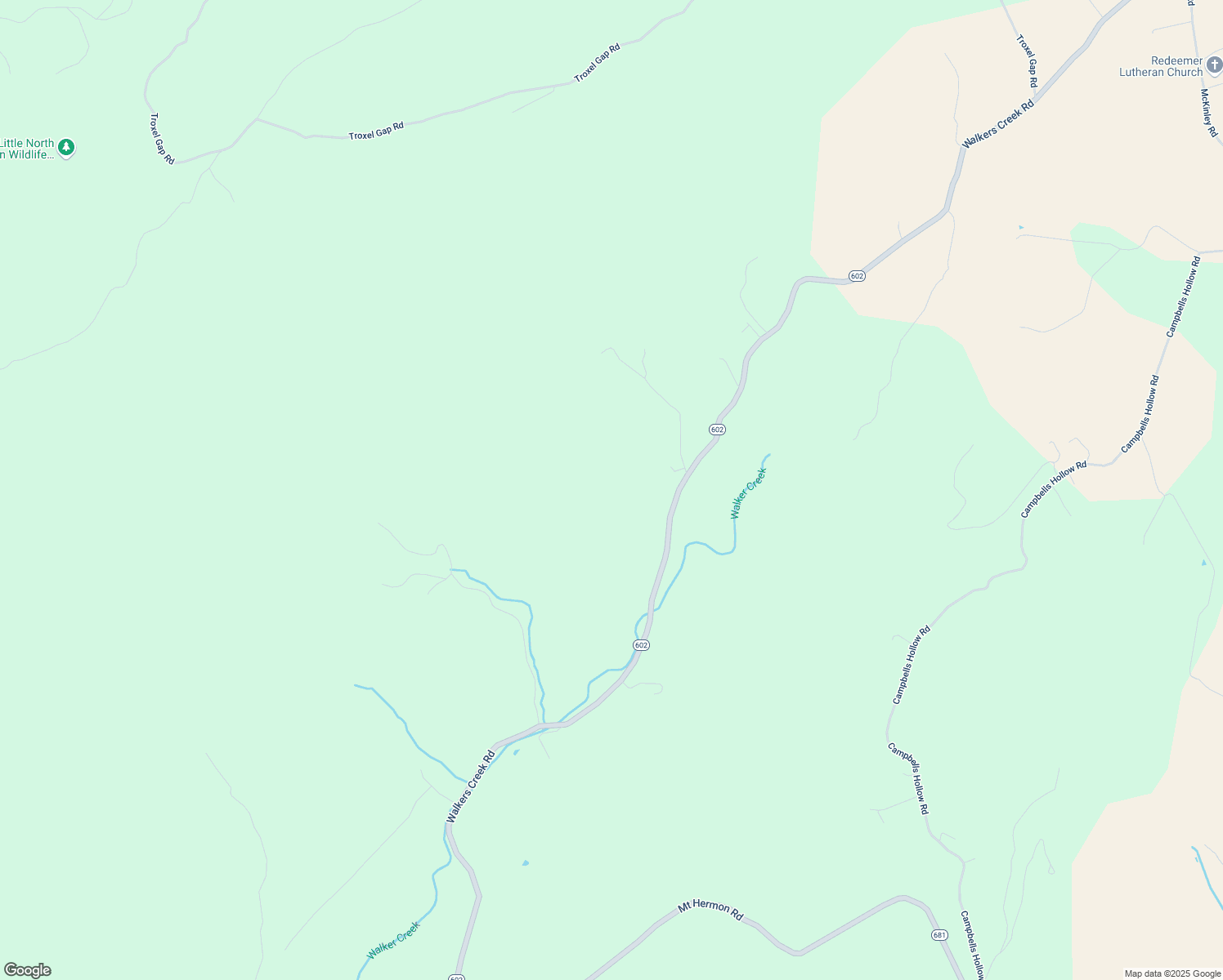 map of restaurants, bars, coffee shops, grocery stores, and more near 869 Walkers Creek Road in Middlebrook