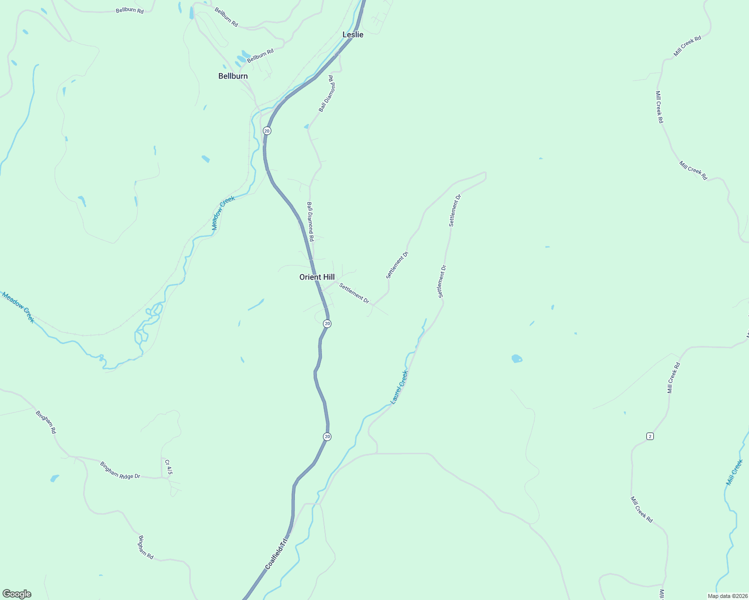 map of restaurants, bars, coffee shops, grocery stores, and more near 414 Settlement Drive in Greenbrier