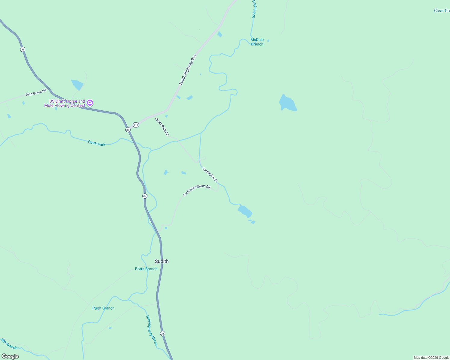map of restaurants, bars, coffee shops, grocery stores, and more near 757 Carrington Drive in Salt Lick