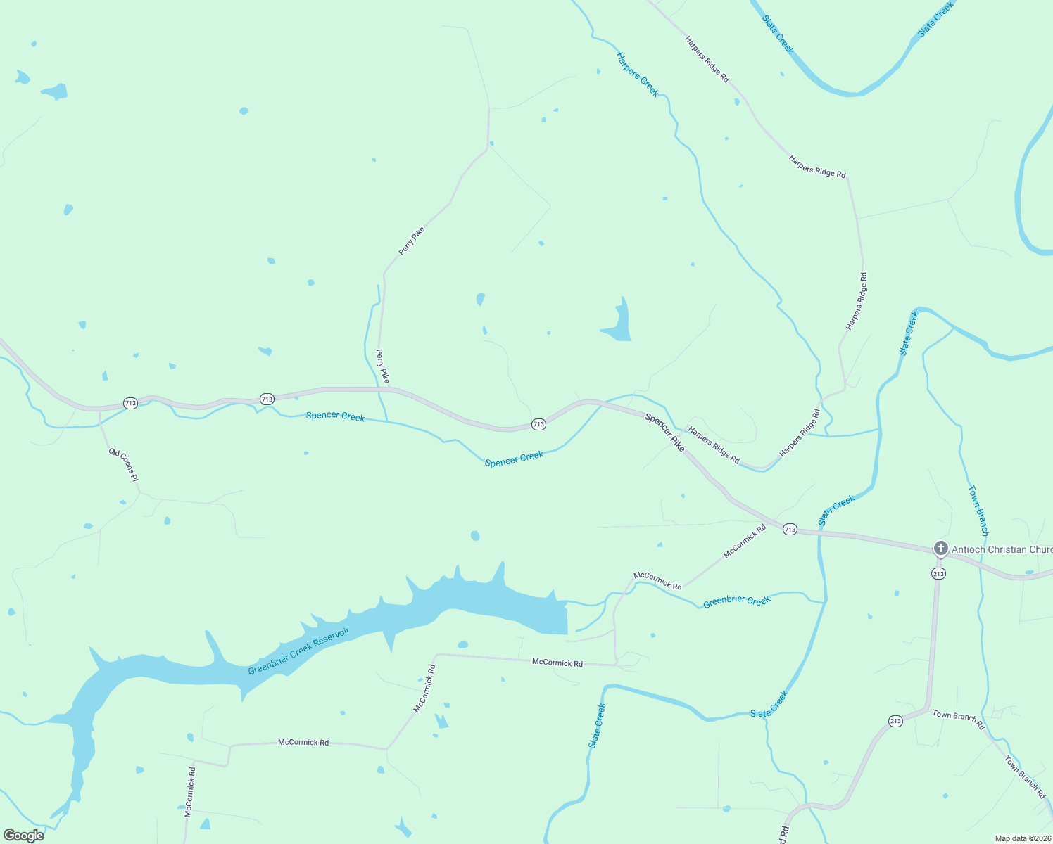 map of restaurants, bars, coffee shops, grocery stores, and more near 5719 Spencer Pike in Mount Sterling