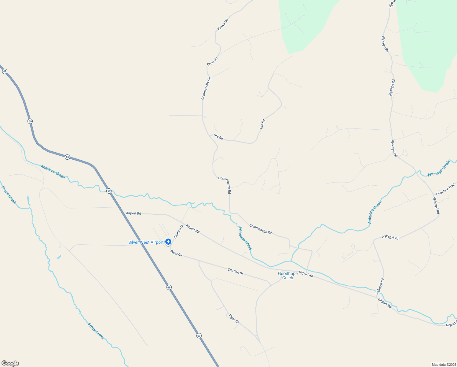 map of restaurants, bars, coffee shops, grocery stores, and more near 994 Camino Conquistador Road in Westcliffe