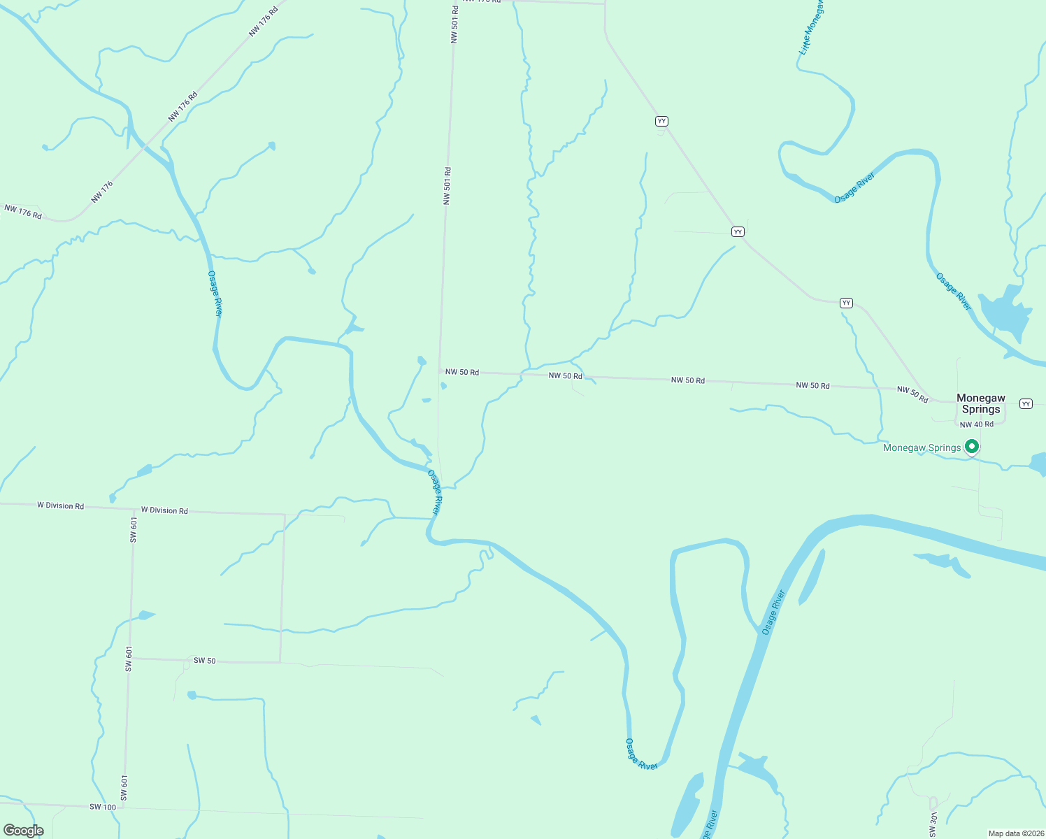 map of restaurants, bars, coffee shops, grocery stores, and more near in Monegaw Springs