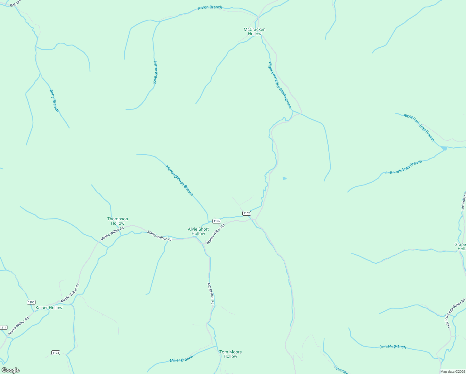 map of restaurants, bars, coffee shops, grocery stores, and more near 254 Apple Hollow Road in Louisa