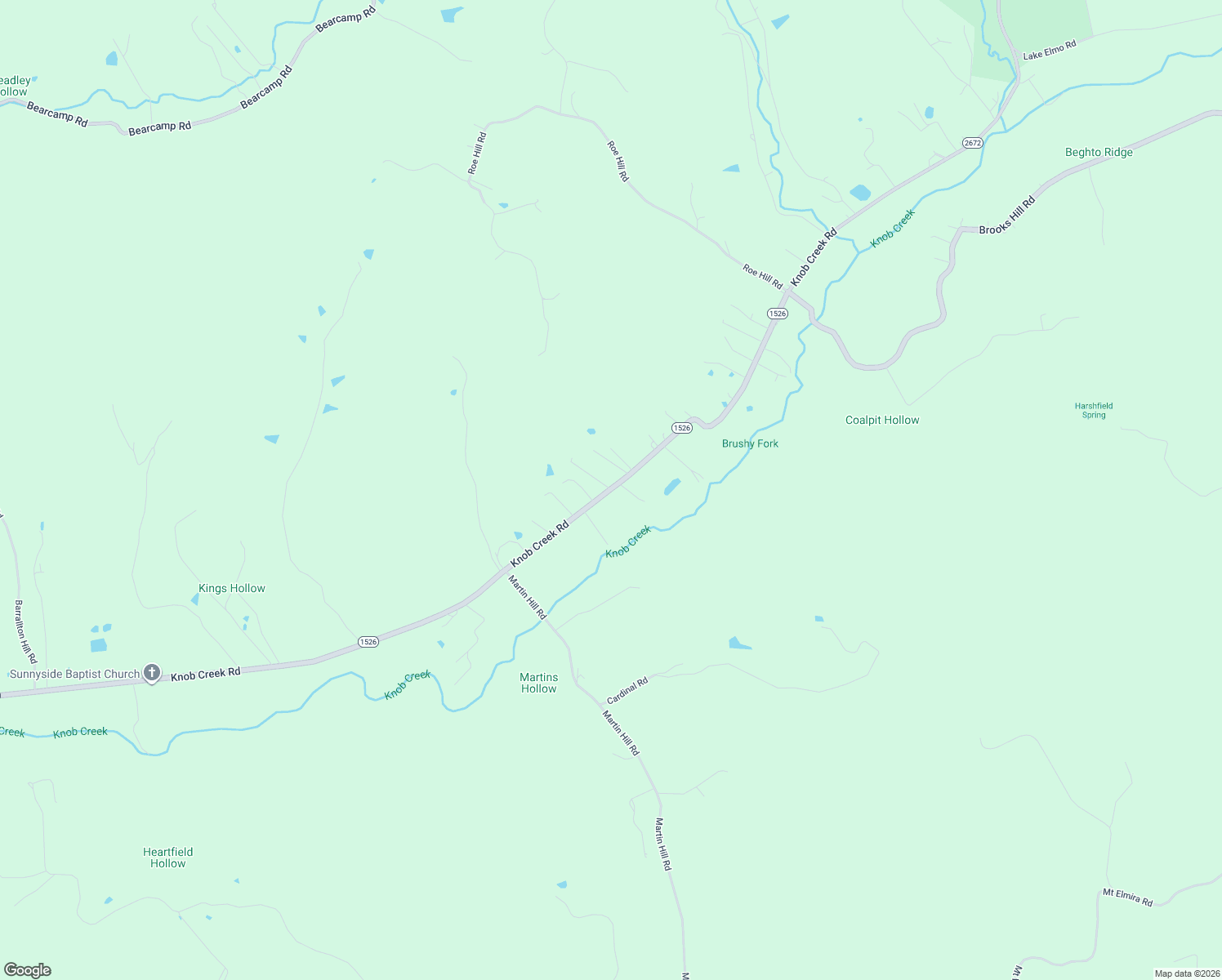 map of restaurants, bars, coffee shops, grocery stores, and more near 4836 Knob Creek Road in Brooks