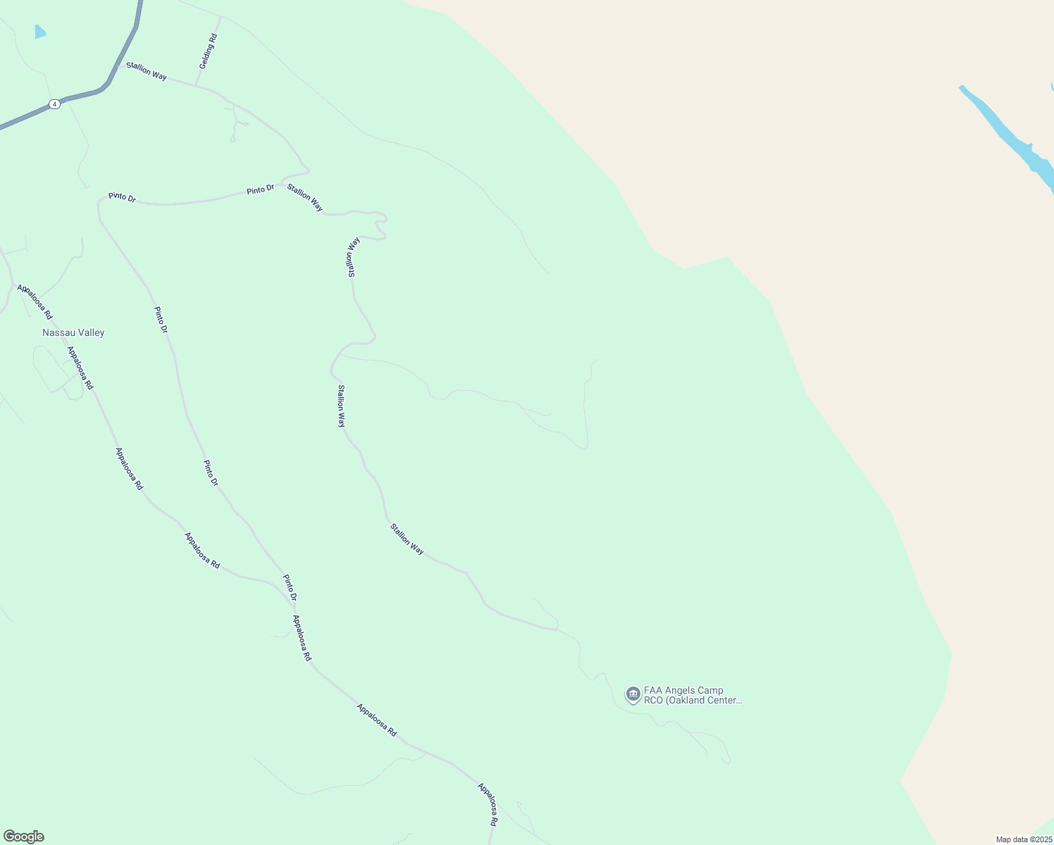 map of restaurants, bars, coffee shops, grocery stores, and more near 2280 Roan Road in Angels Camp
