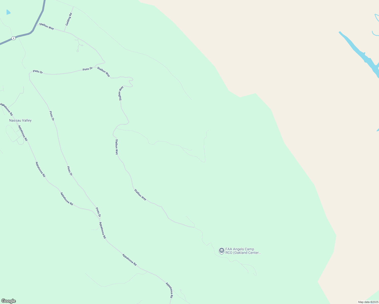 map of restaurants, bars, coffee shops, grocery stores, and more near 2280 Roan Road in Angels Camp