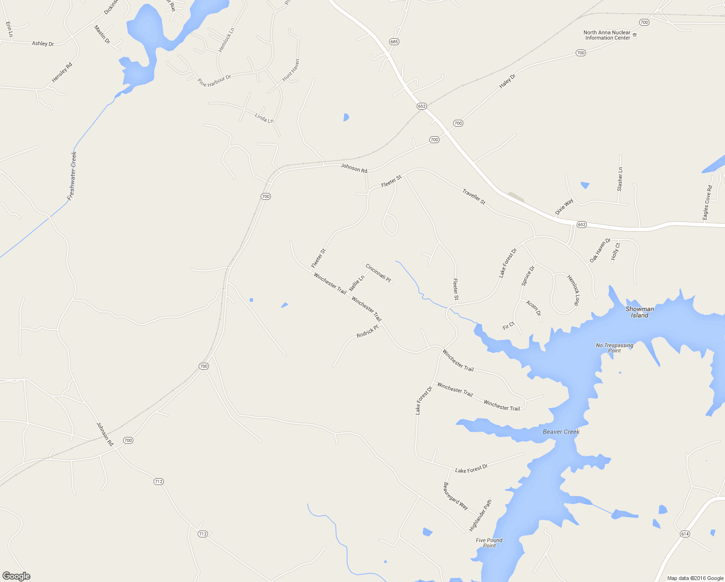 map of restaurants, bars, coffee shops, grocery stores, and more near 56 Nellie Lane in Mineral
