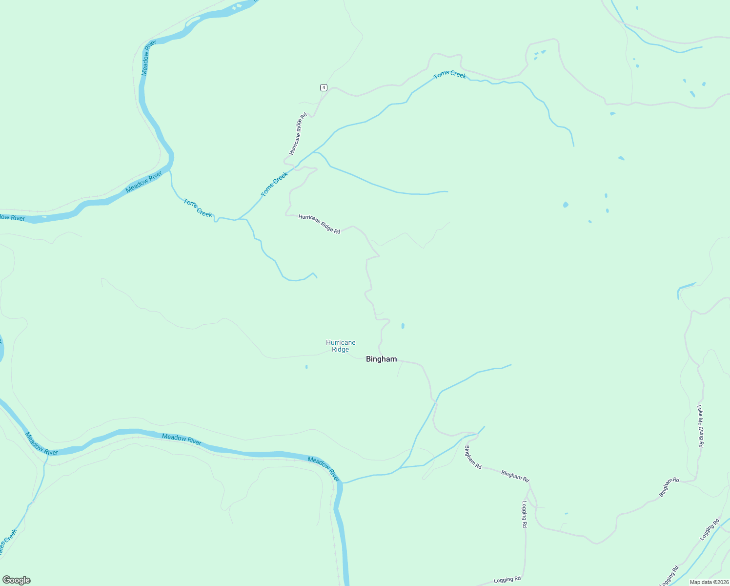 map of restaurants, bars, coffee shops, grocery stores, and more near 6289 Hurricane Ridge Road in Charmco