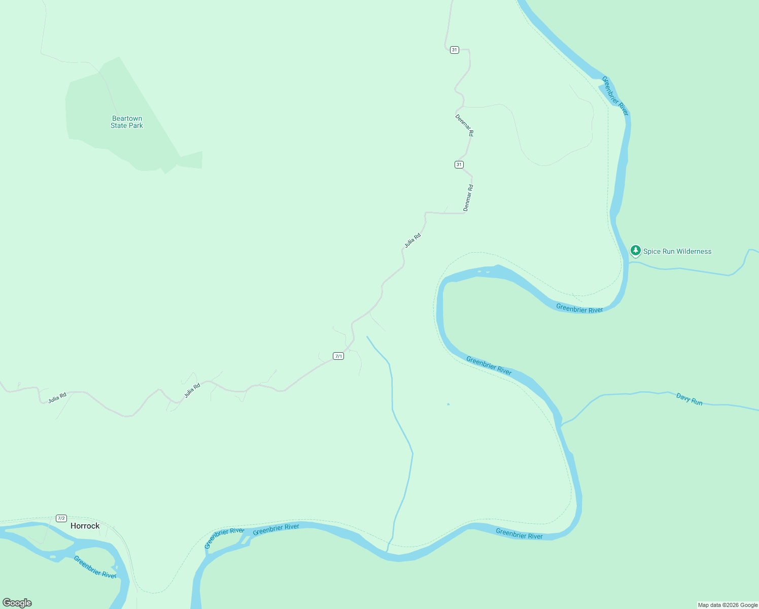 map of restaurants, bars, coffee shops, grocery stores, and more near 4250 County Route 7/1 in Renick
