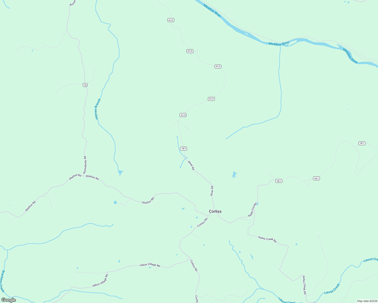 map of restaurants, bars, coffee shops, grocery stores, and more near 702 River Road in Rainelle