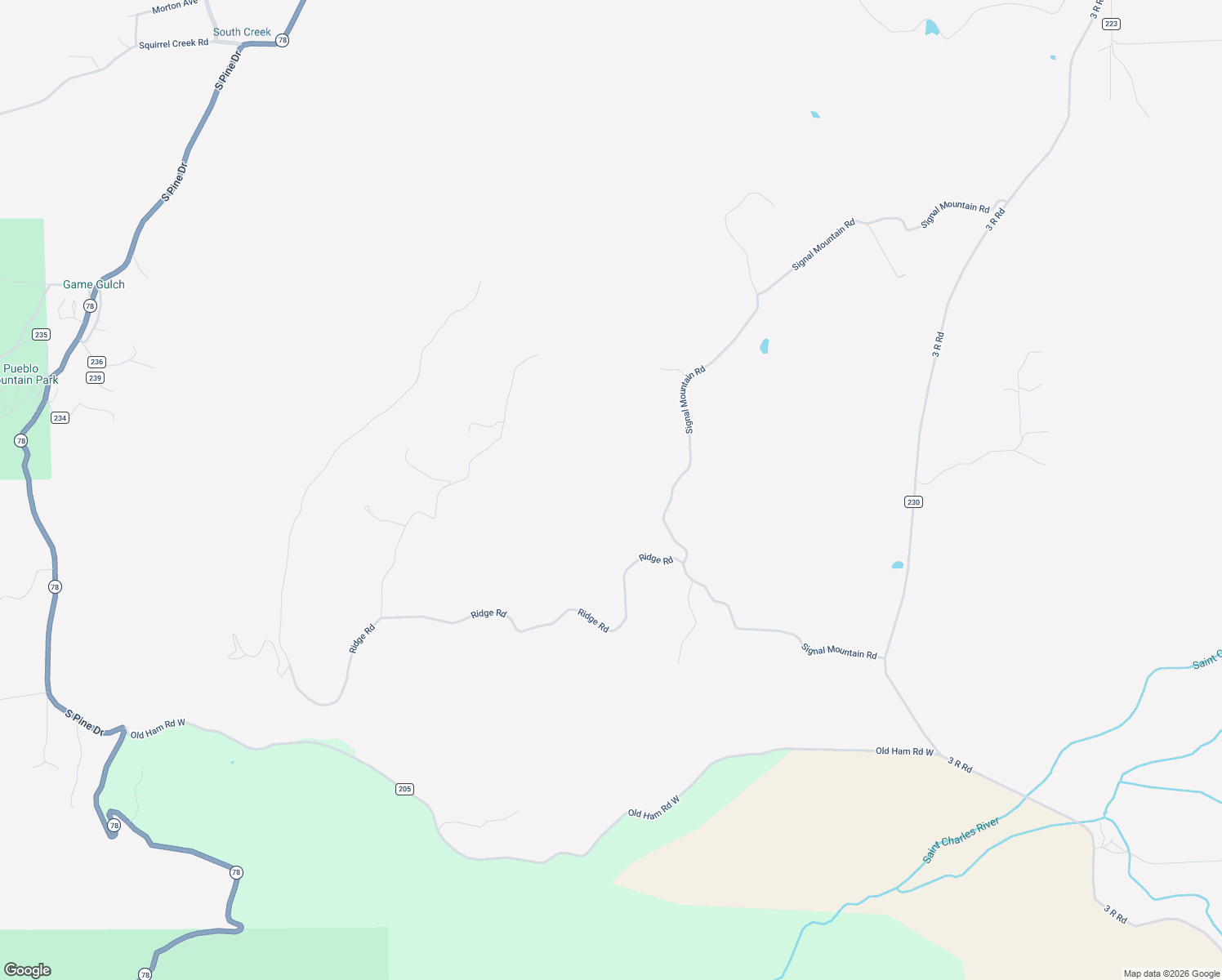 map of restaurants, bars, coffee shops, grocery stores, and more near 6721 Signal Mountain Road in Beulah