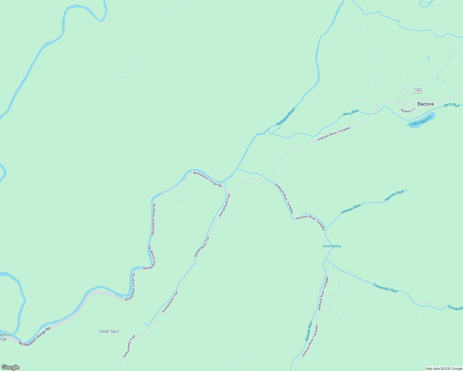map of restaurants, bars, coffee shops, grocery stores, and more near 7449 Richardson Gorge Road in Hot Springs