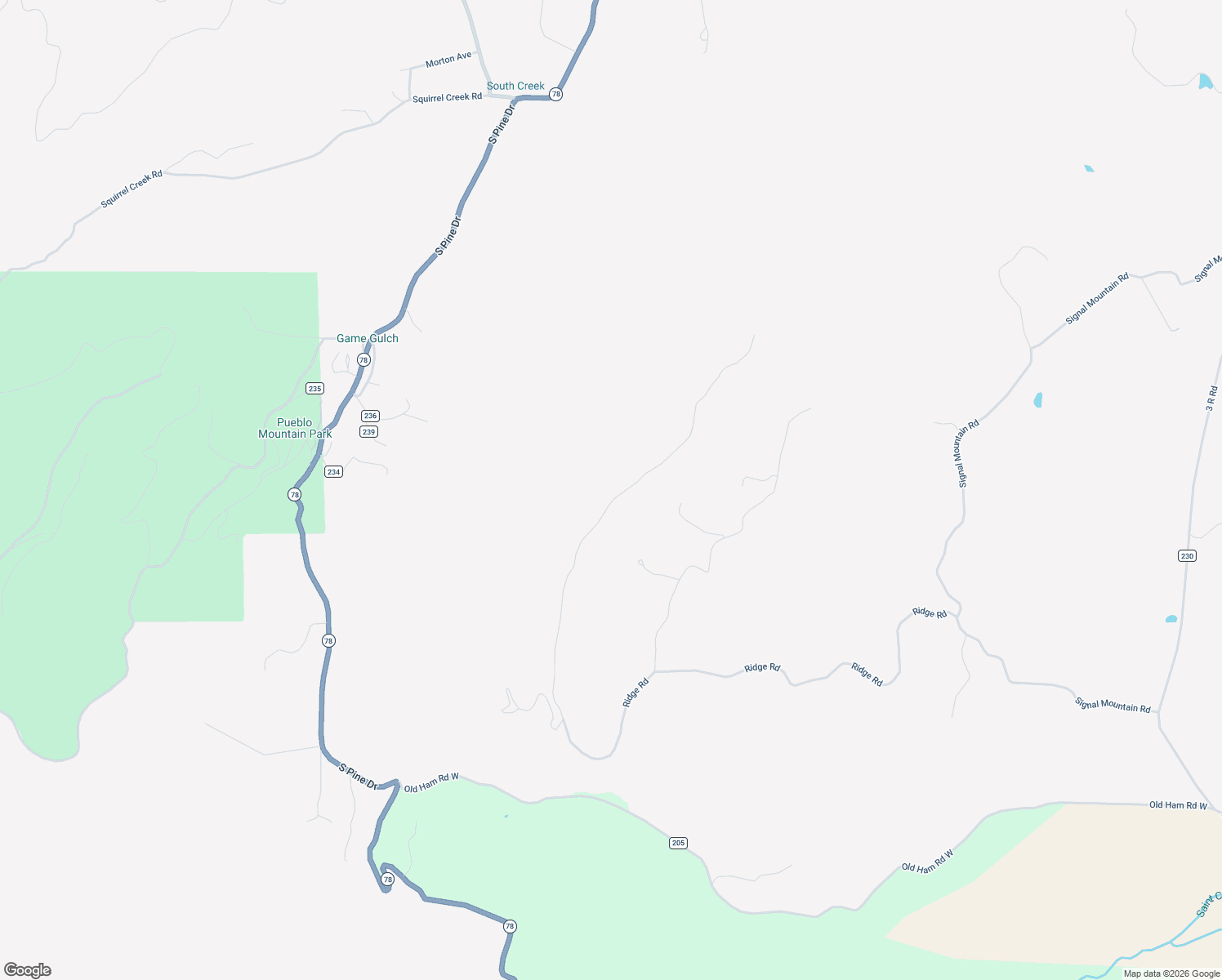 map of restaurants, bars, coffee shops, grocery stores, and more near 8760 Ridge Road in Beulah Valley