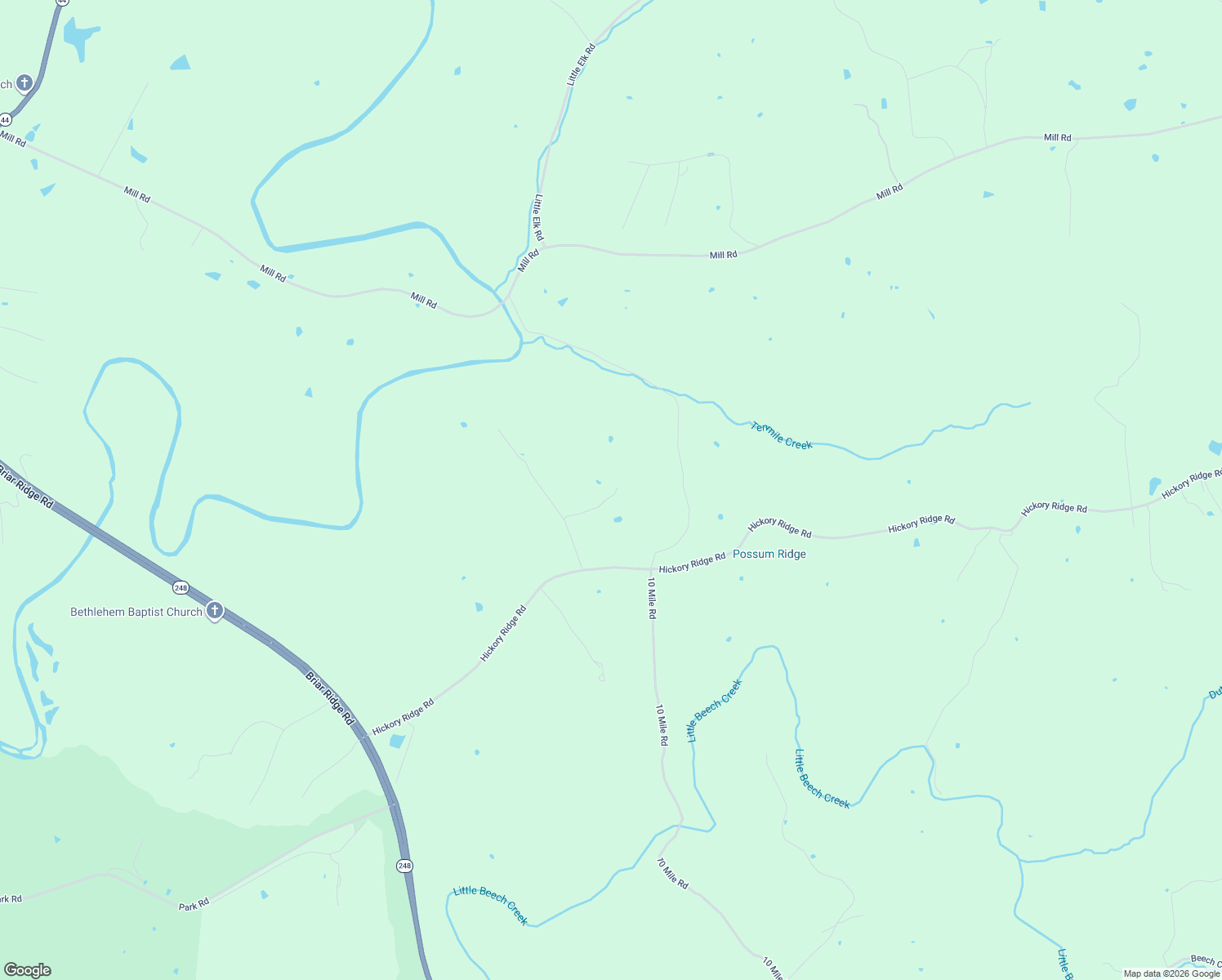 map of restaurants, bars, coffee shops, grocery stores, and more near 472 Patton Lane in Mount Eden