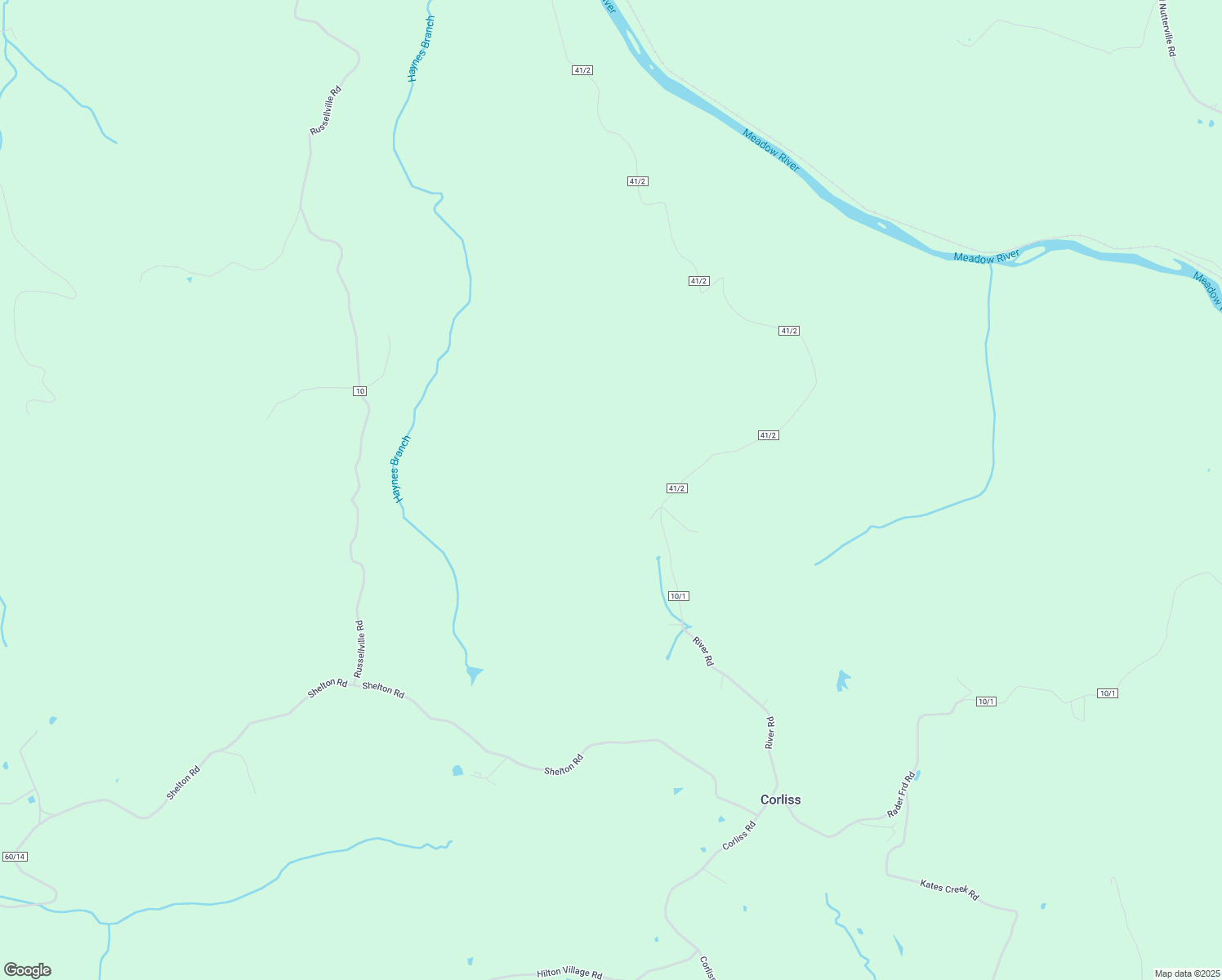 map of restaurants, bars, coffee shops, grocery stores, and more near 1091 River Road in Rainelle