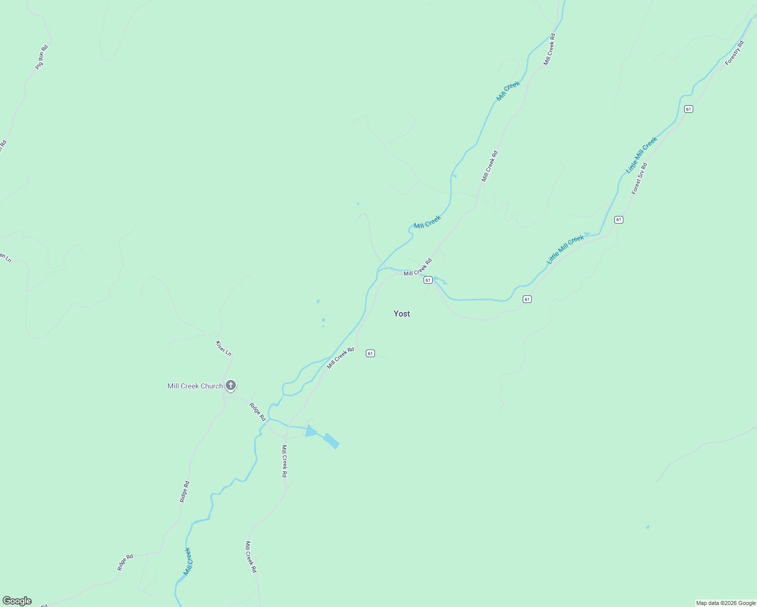map of restaurants, bars, coffee shops, grocery stores, and more near 4128 Mill Creek Road in Millboro