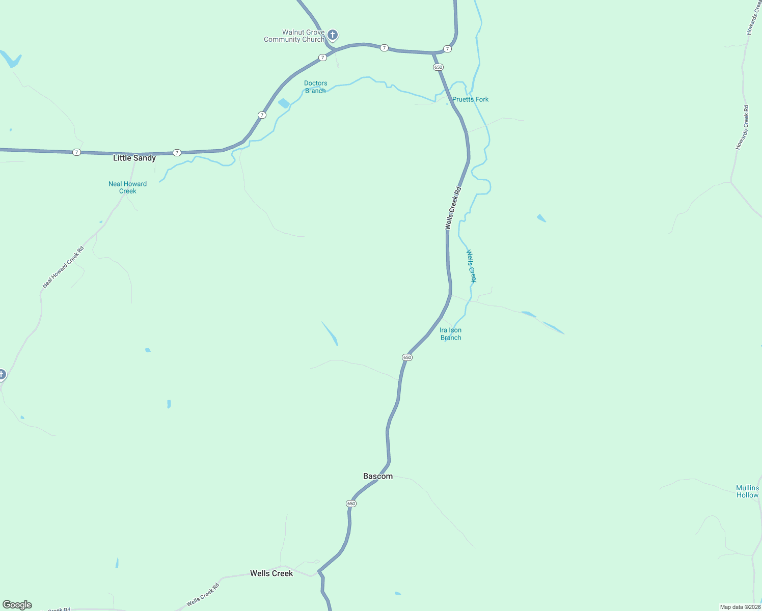 map of restaurants, bars, coffee shops, grocery stores, and more near 1429 Kentucky 650 in Sandy Hook
