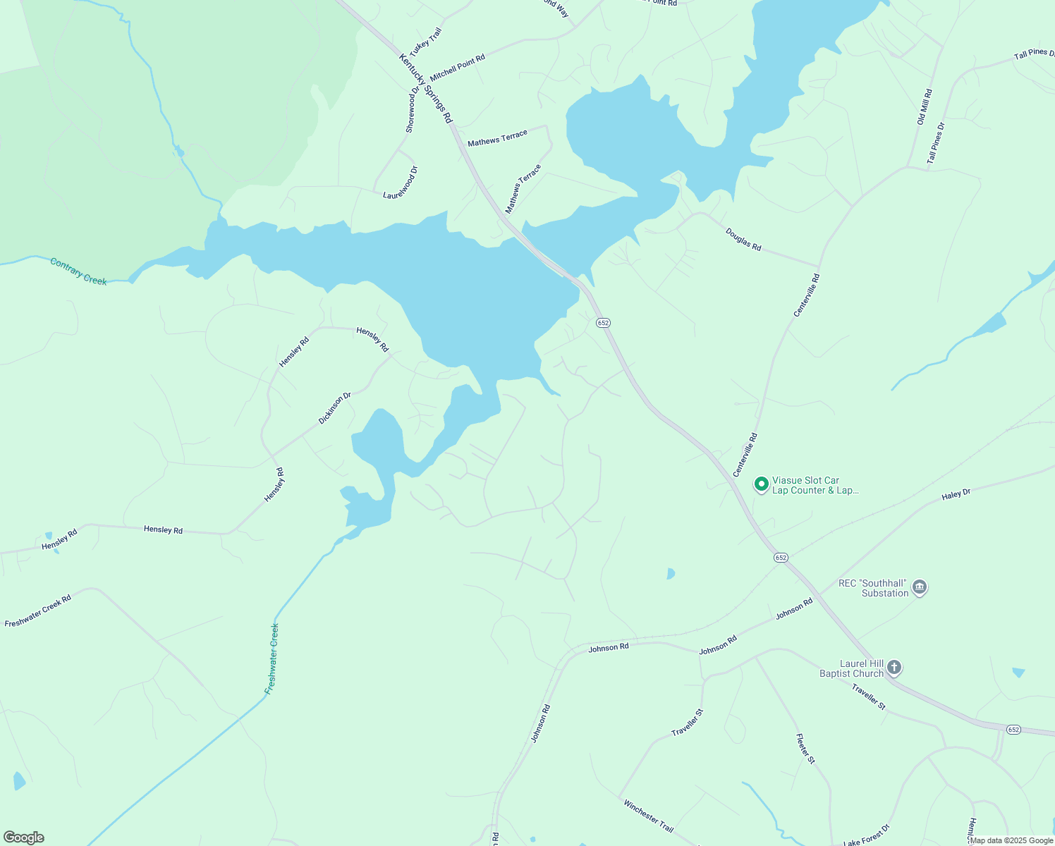map of restaurants, bars, coffee shops, grocery stores, and more near 358 Hemlock Lane in Mineral