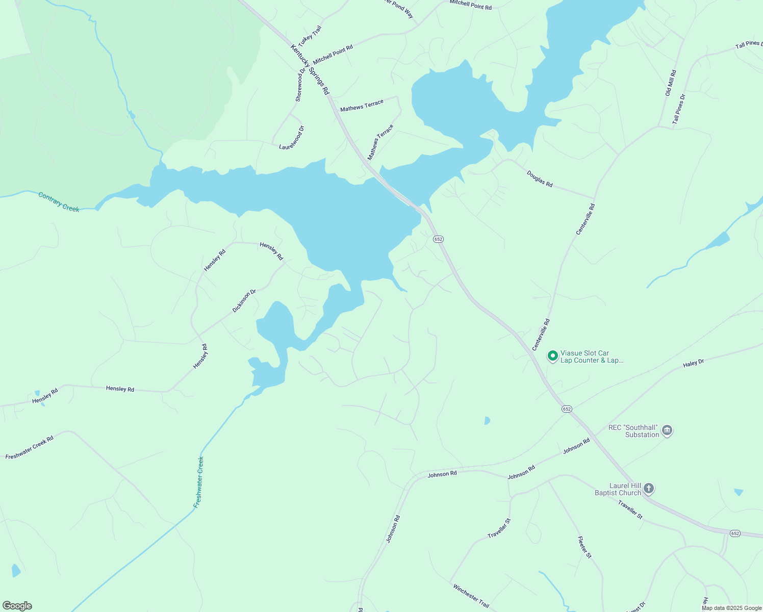 map of restaurants, bars, coffee shops, grocery stores, and more near 358 Hemlock Lane in Mineral