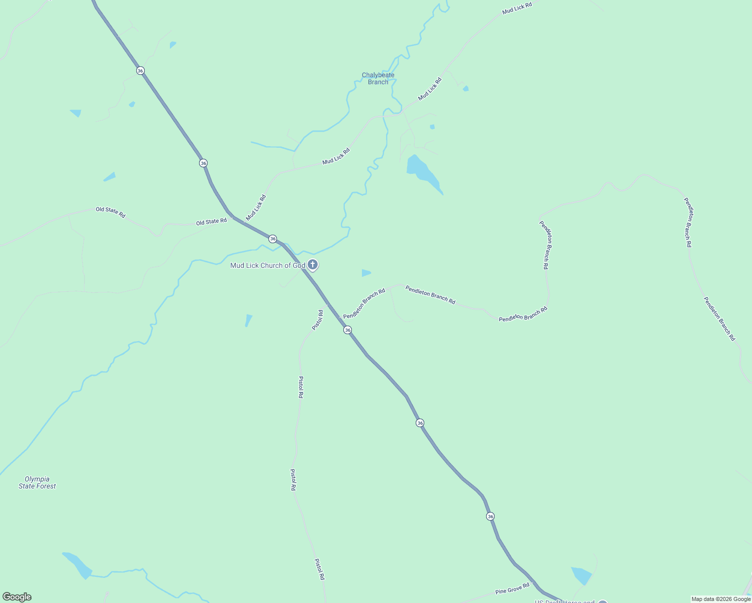 map of restaurants, bars, coffee shops, grocery stores, and more near 213 Pendleton Branch Road in Olympia