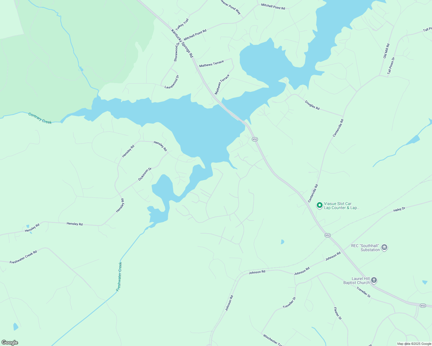map of restaurants, bars, coffee shops, grocery stores, and more near 373 Hemlock Lane in Mineral