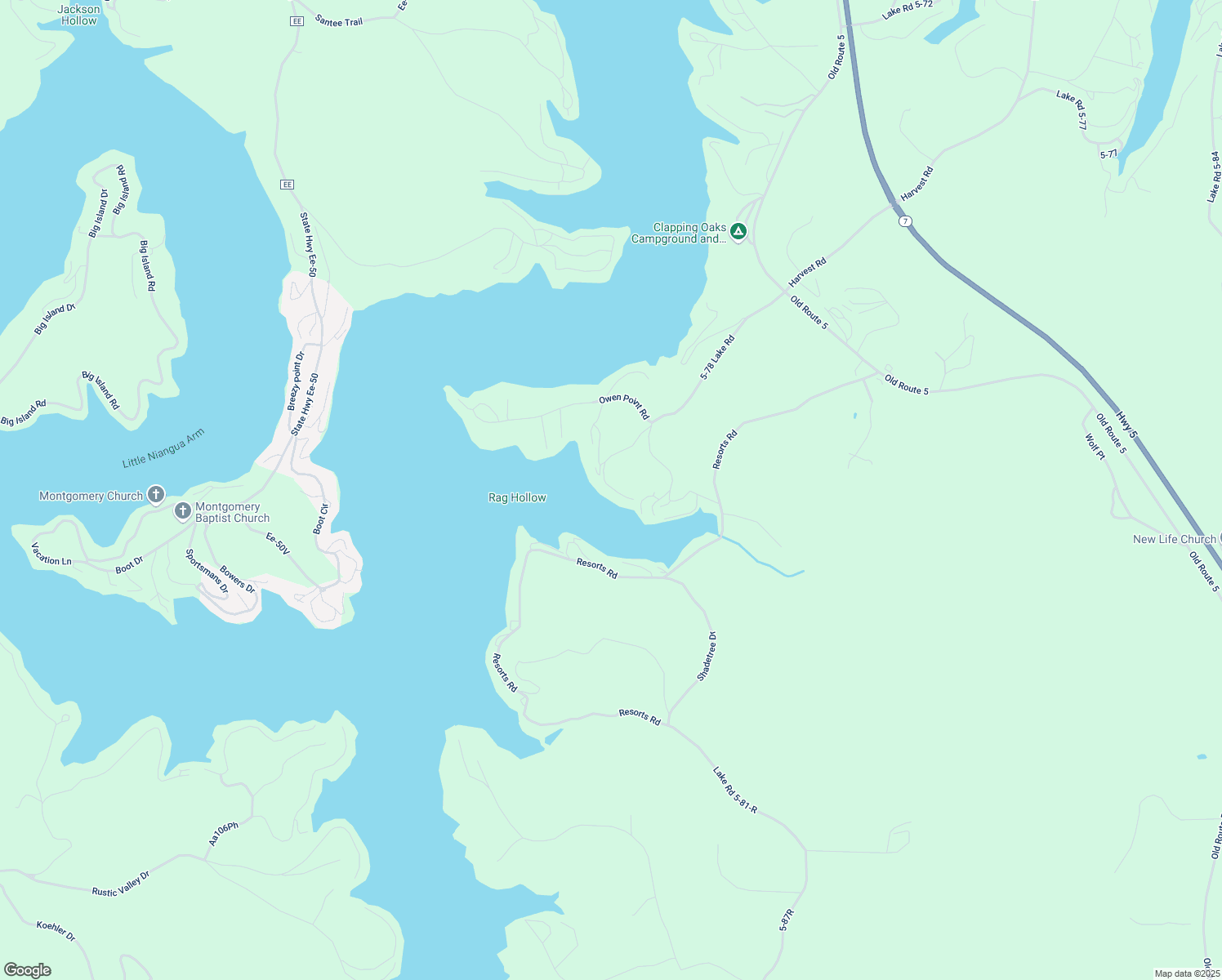map of restaurants, bars, coffee shops, grocery stores, and more near 251 Vision Drive in Camdenton