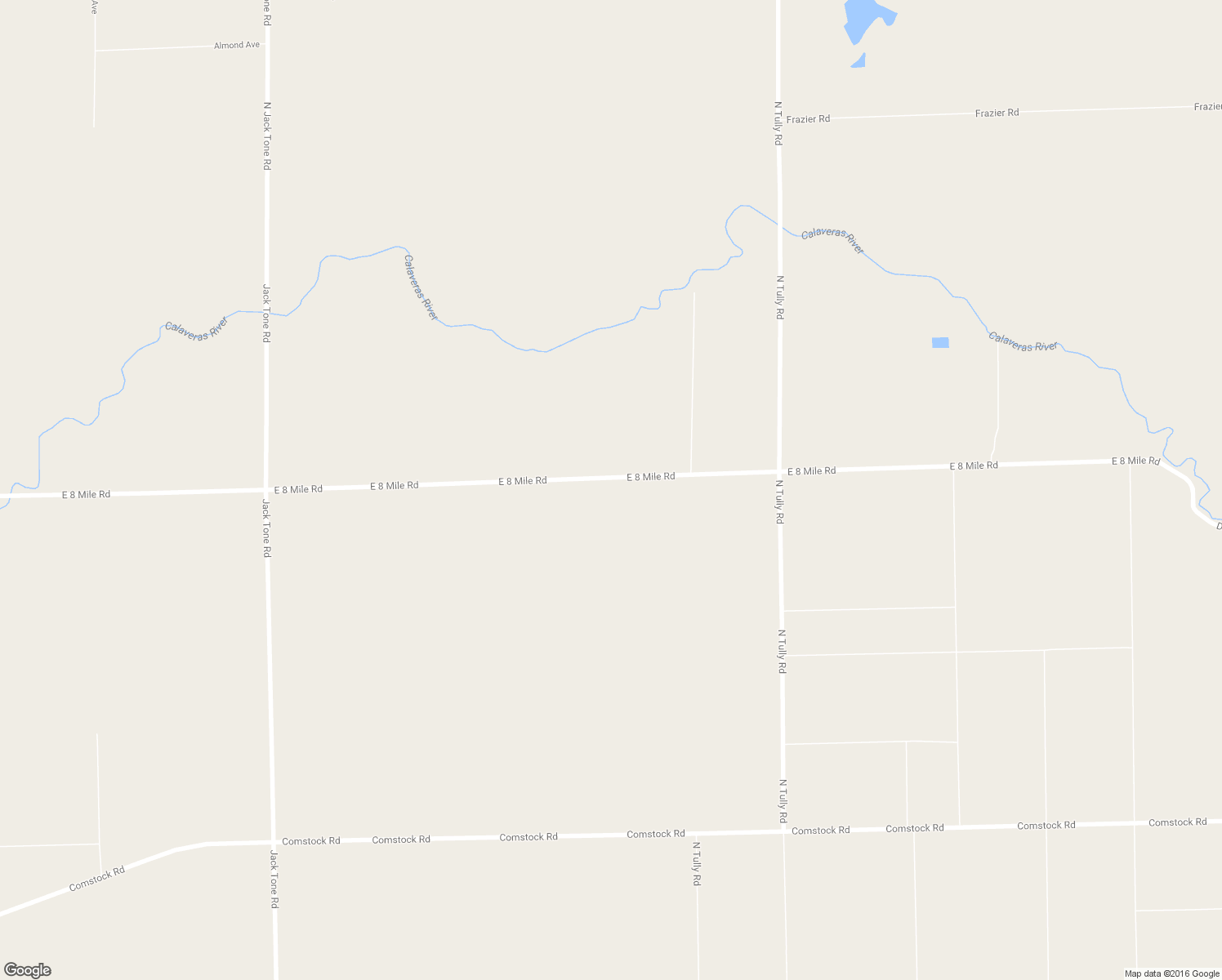 map of restaurants, bars, coffee shops, grocery stores, and more near 15000 East 8 Mile Road in Linden