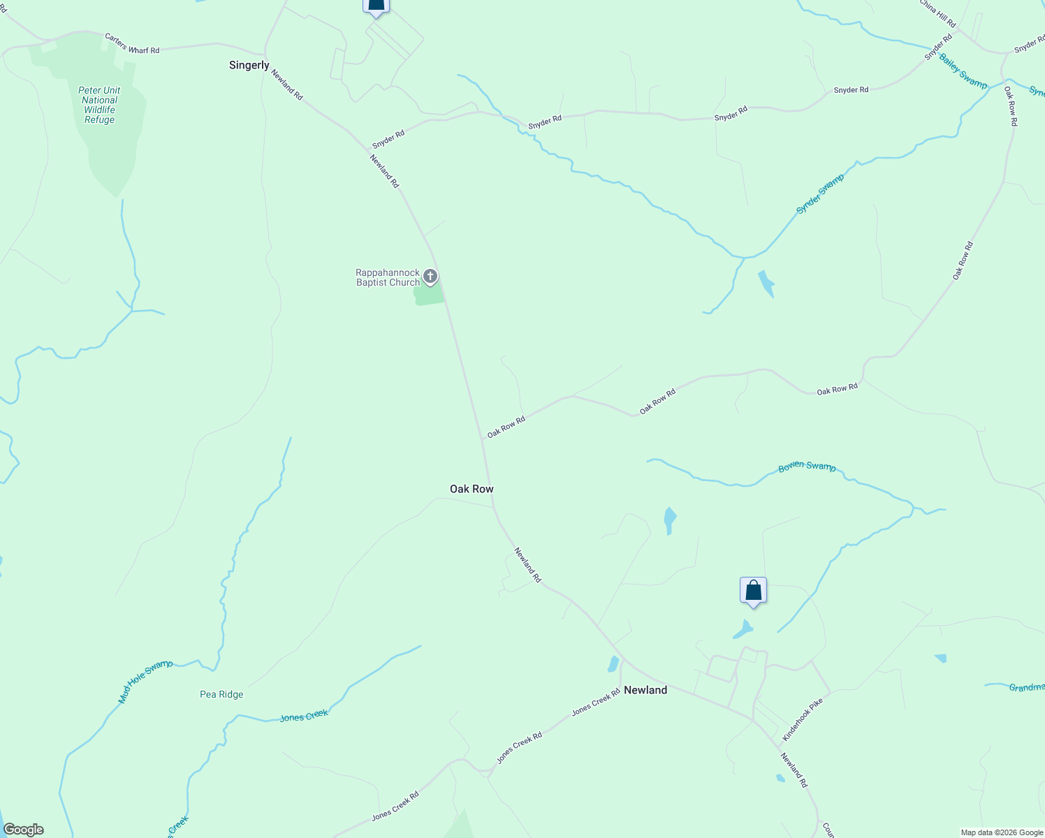 map of restaurants, bars, coffee shops, grocery stores, and more near 2067 Oak Row Road in Warsaw