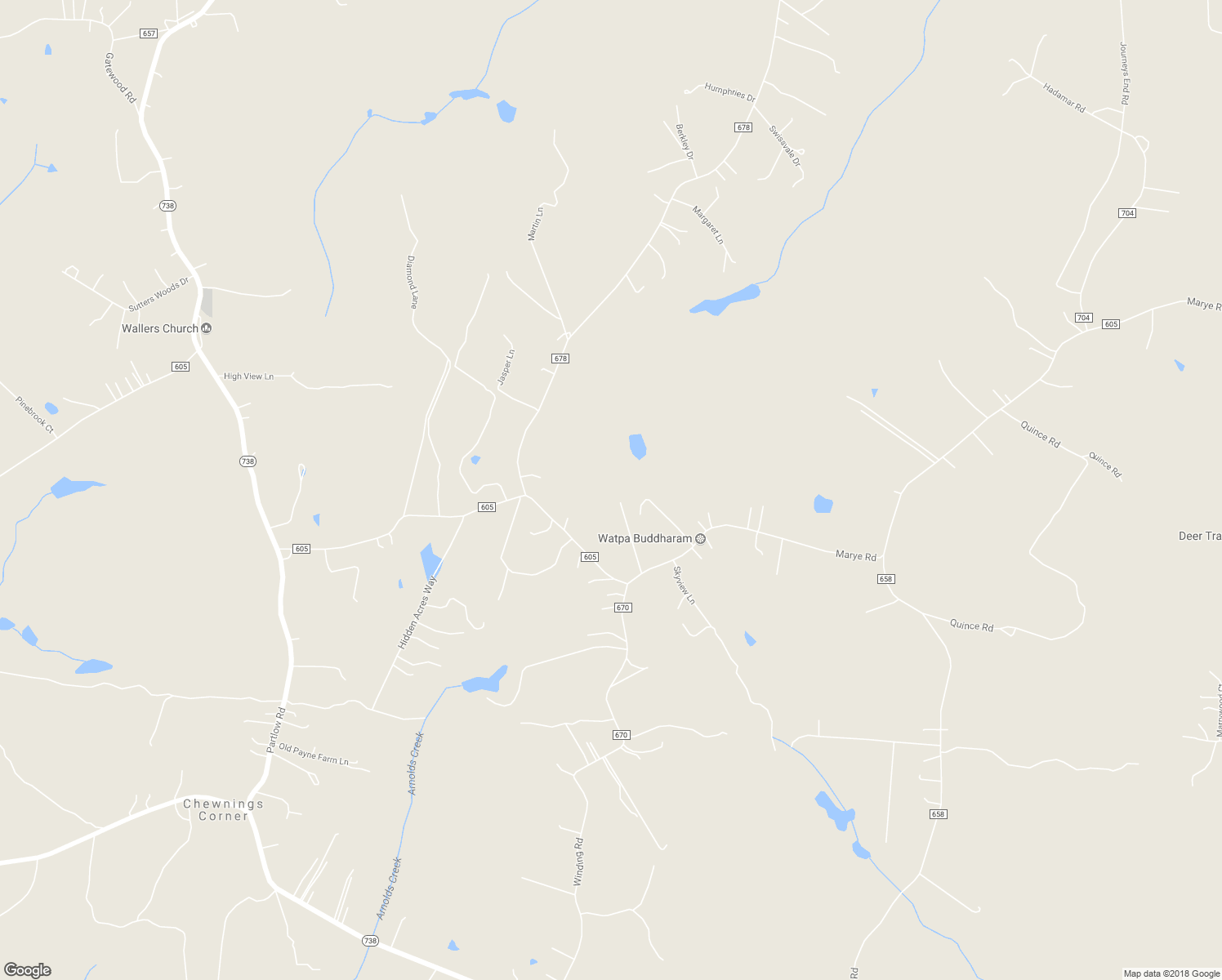 map of restaurants, bars, coffee shops, grocery stores, and more near 3709 Labrador Lane in Partlow