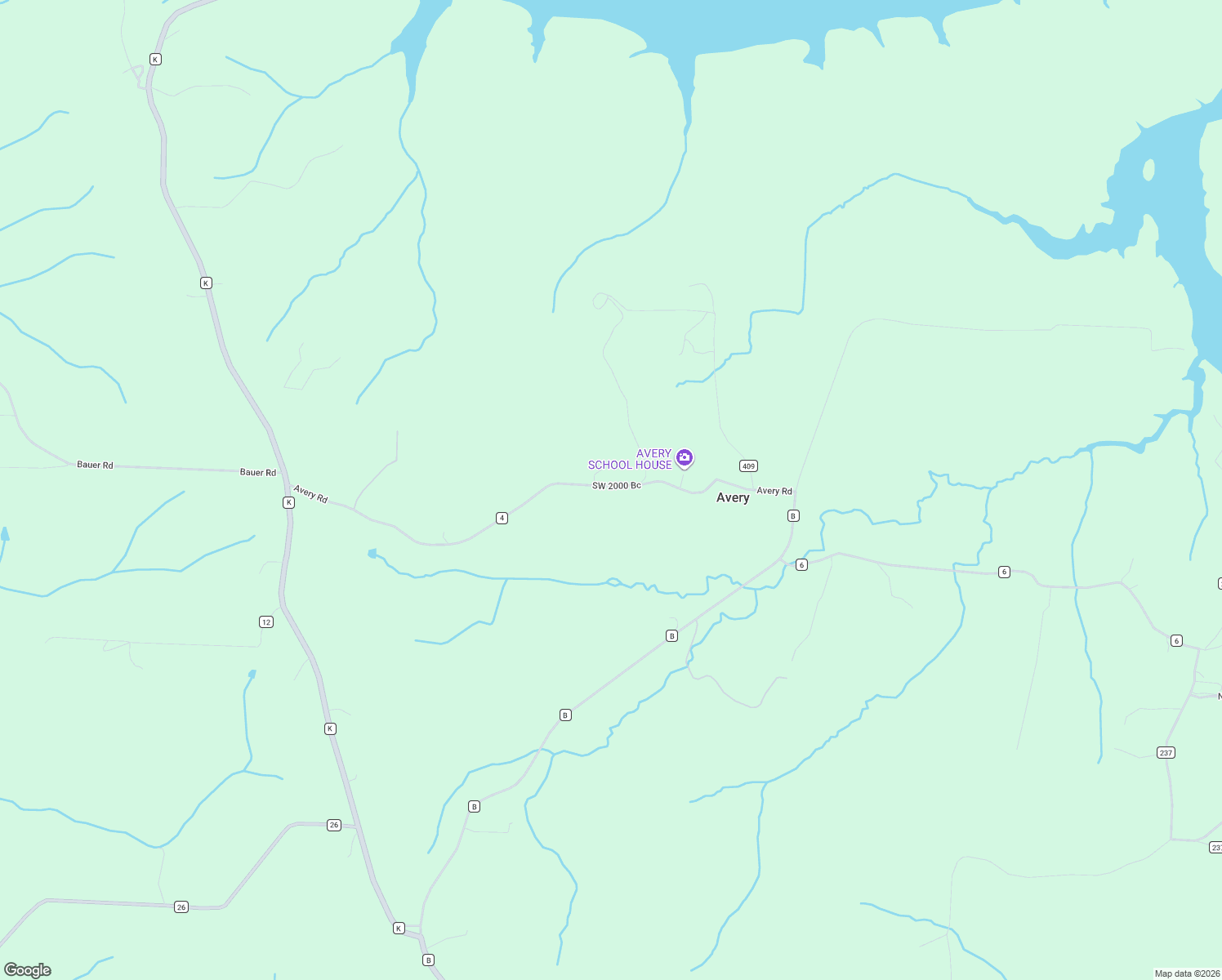 map of restaurants, bars, coffee shops, grocery stores, and more near 20494 Avery Road in Warsaw