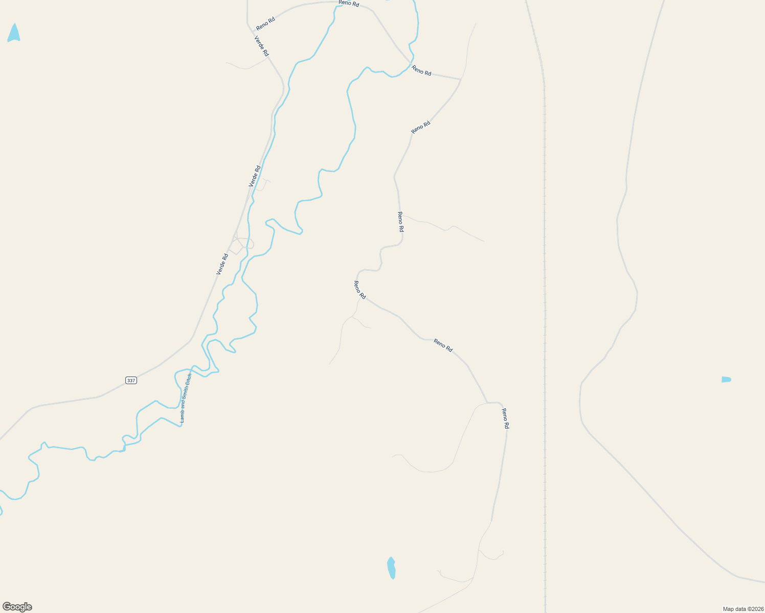 map of restaurants, bars, coffee shops, grocery stores, and more near Reno Road in Pueblo