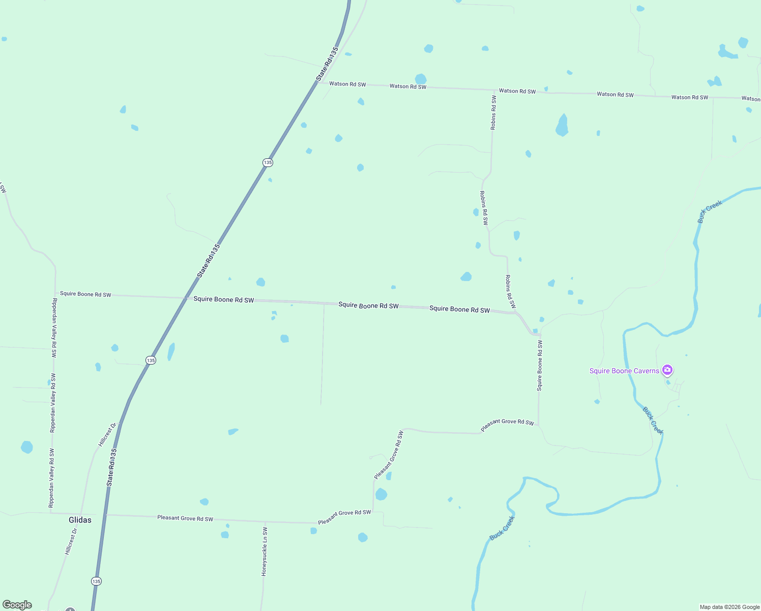 map of restaurants, bars, coffee shops, grocery stores, and more near 1740 Squire Boone Road Southwest in Mauckport