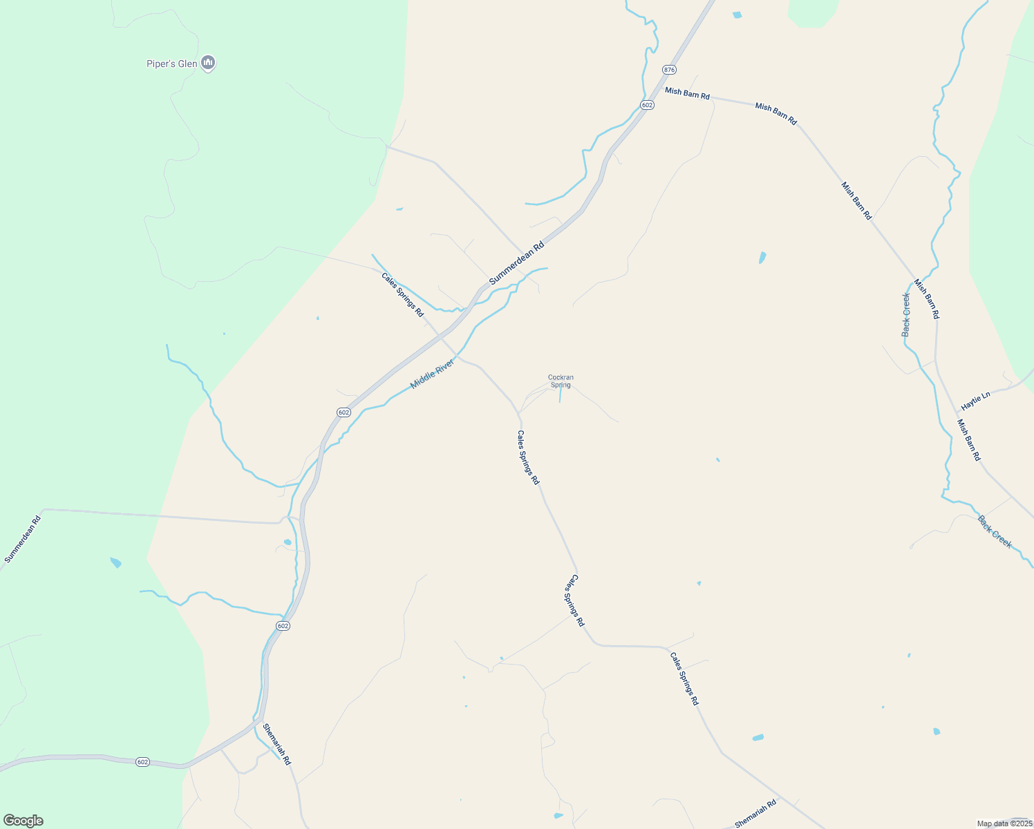 map of restaurants, bars, coffee shops, grocery stores, and more near 880 Cales Springs Road in Middlebrook