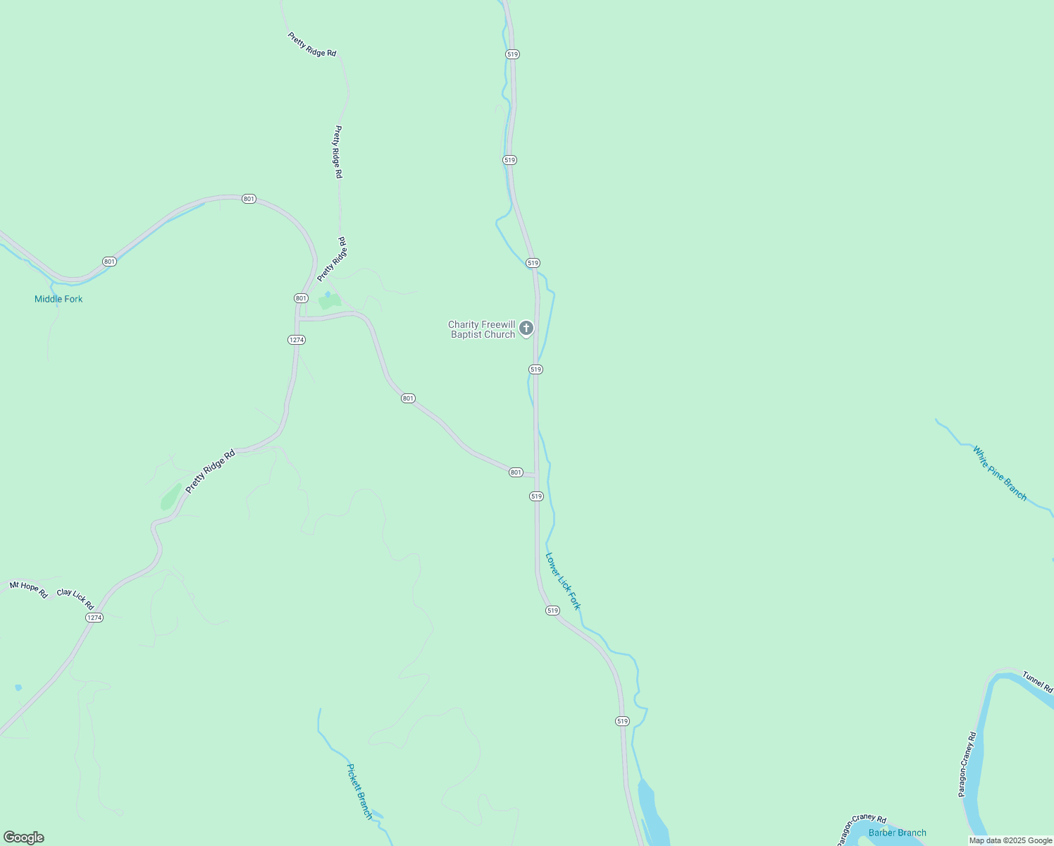 map of restaurants, bars, coffee shops, grocery stores, and more near 7484 Kentucky 519 in Morehead