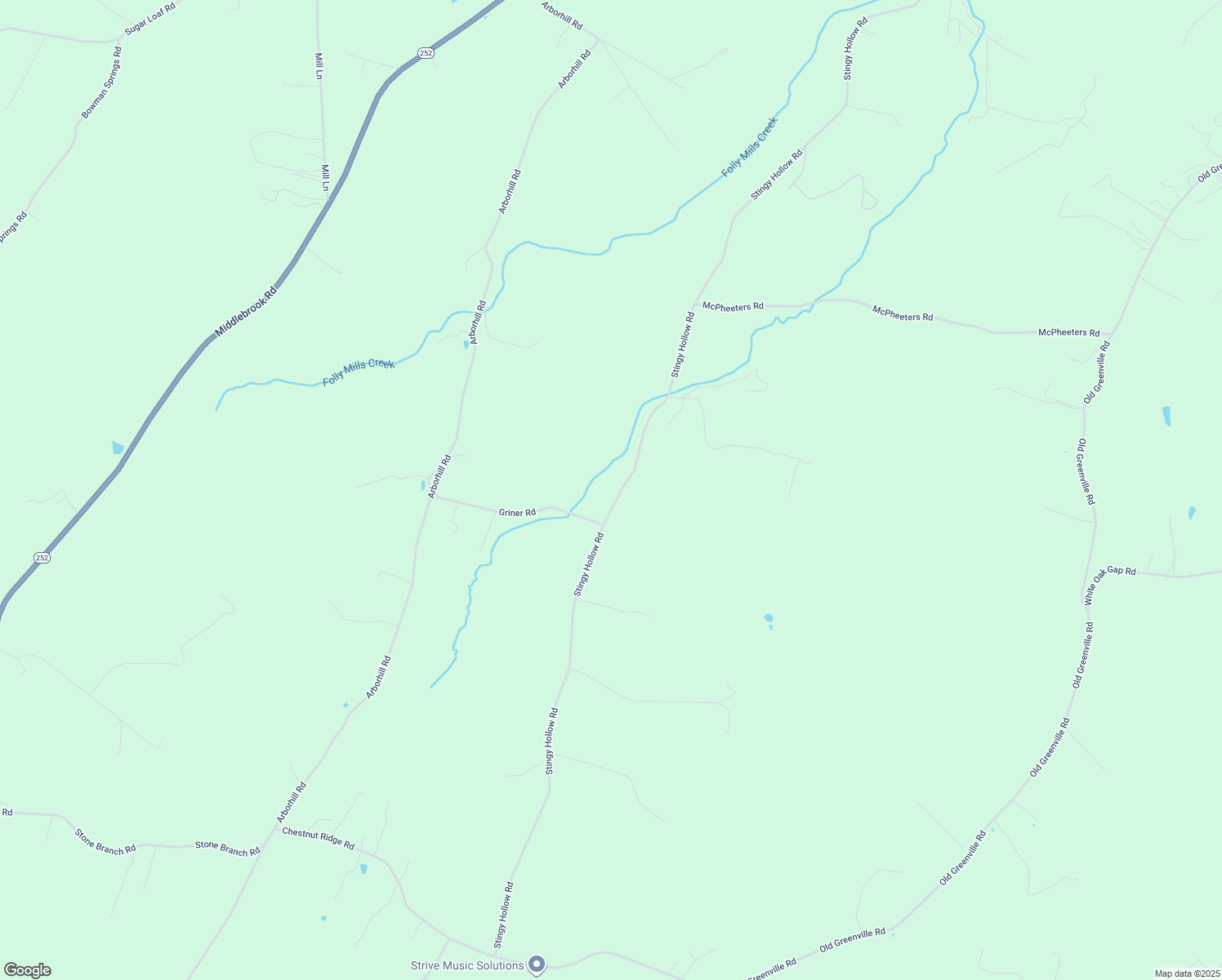 map of restaurants, bars, coffee shops, grocery stores, and more near 1432 Stingy Hollow Road in Staunton
