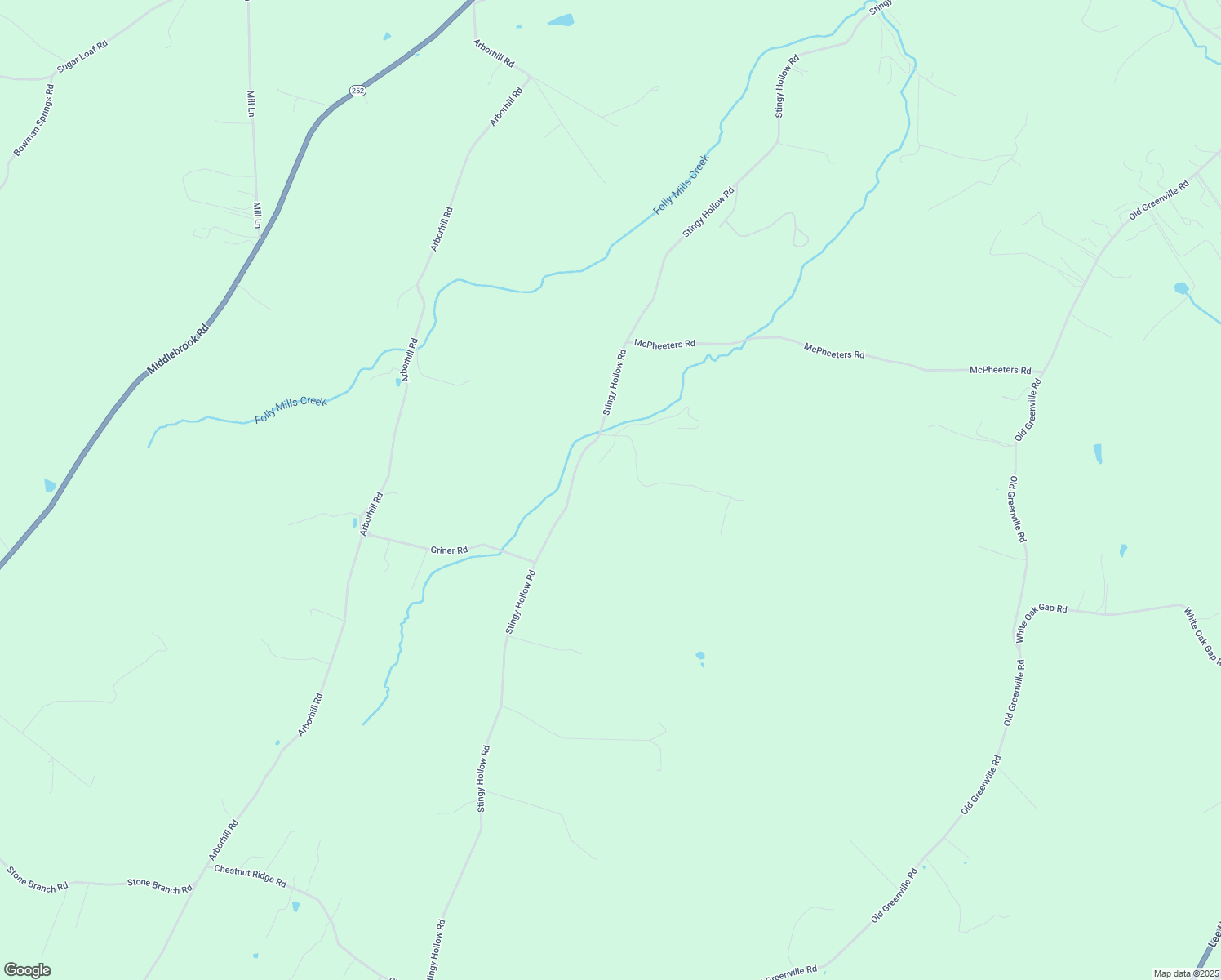 map of restaurants, bars, coffee shops, grocery stores, and more near 1432 Stingy Hollow Road in Staunton