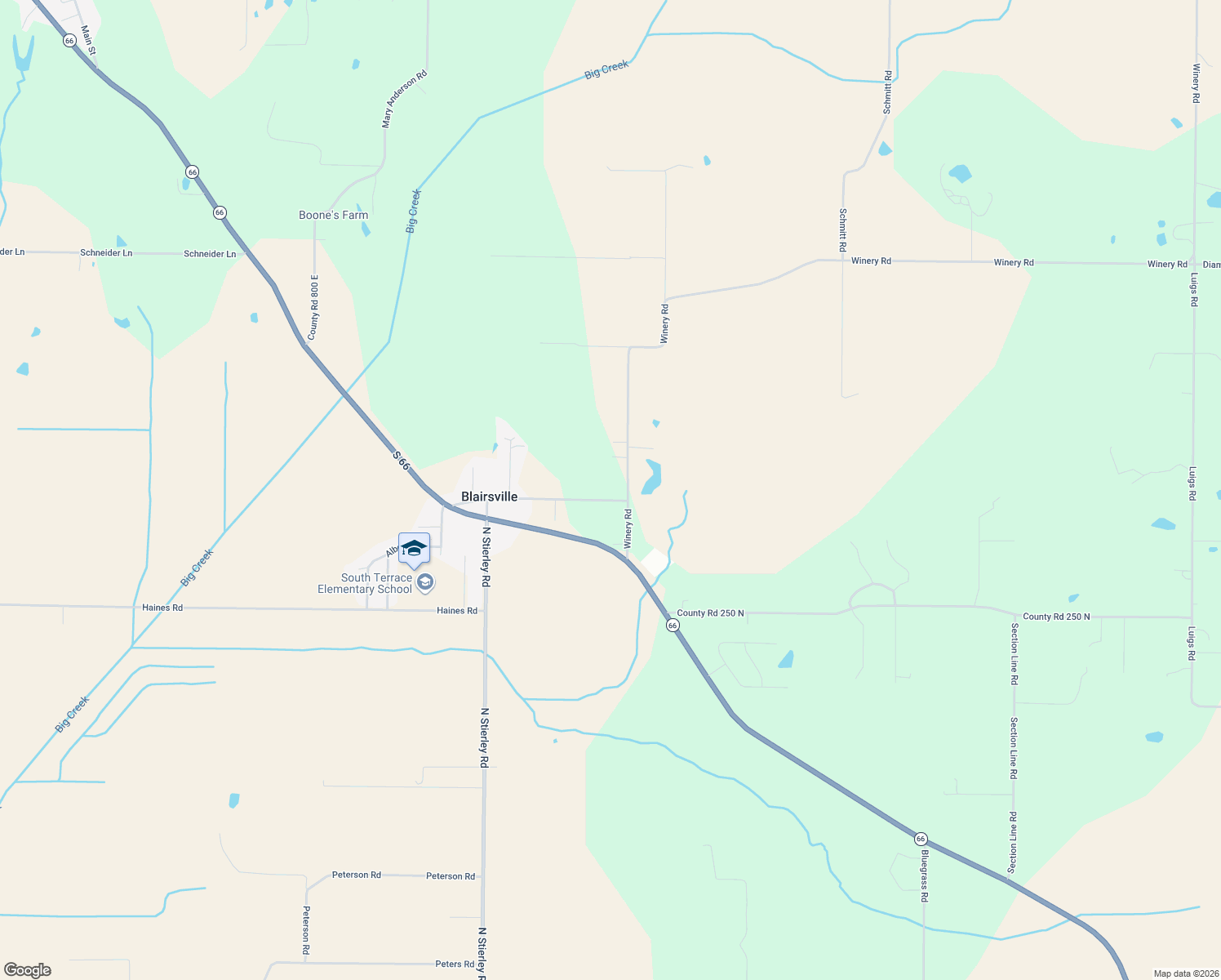 map of restaurants, bars, coffee shops, grocery stores, and more near 8656 Old Blairsville Road in Wadesville