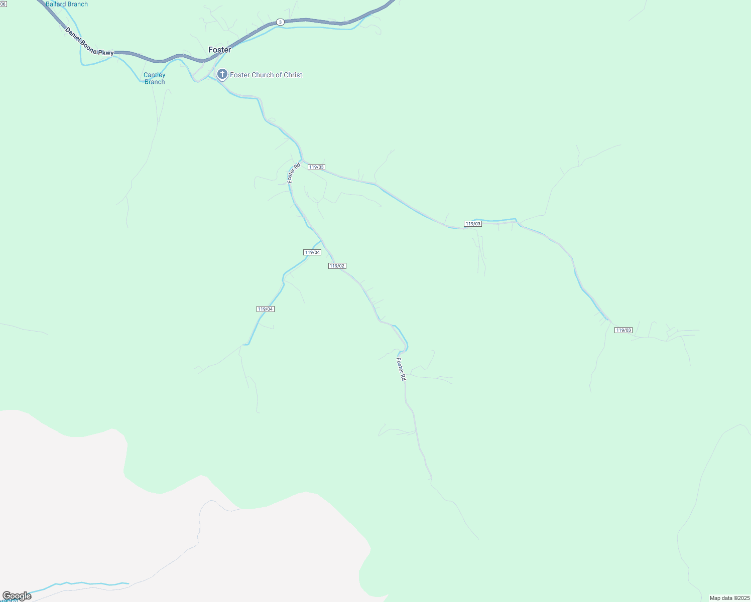 map of restaurants, bars, coffee shops, grocery stores, and more near Echo Lane in Foster