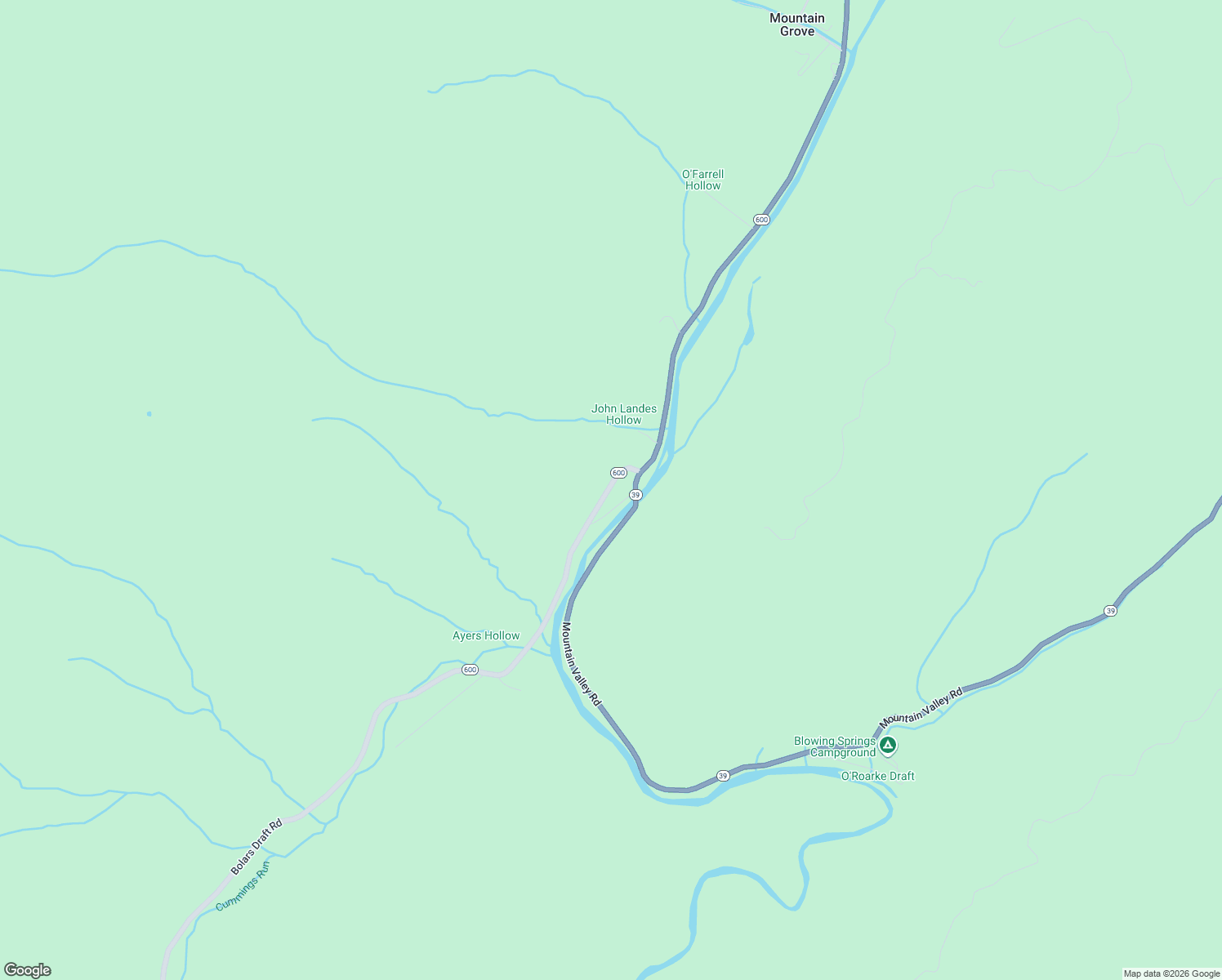 map of restaurants, bars, coffee shops, grocery stores, and more near 131 Puckett Lane in Warm Springs