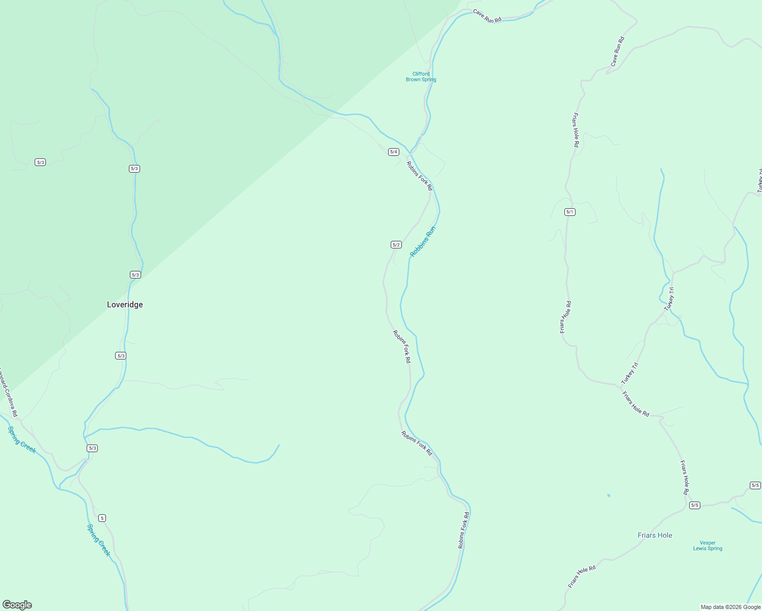 map of restaurants, bars, coffee shops, grocery stores, and more near 2419 Robins Fork Road in Renick