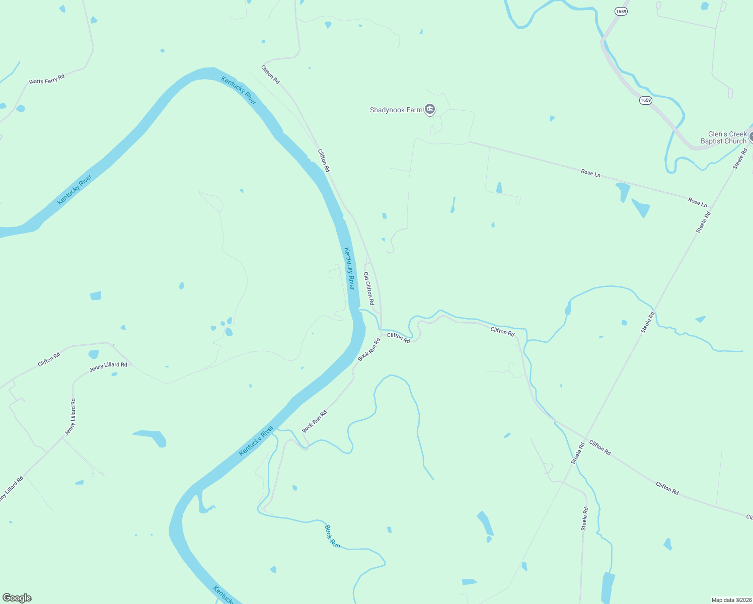 map of restaurants, bars, coffee shops, grocery stores, and more near 15 Clifton Road in Versailles