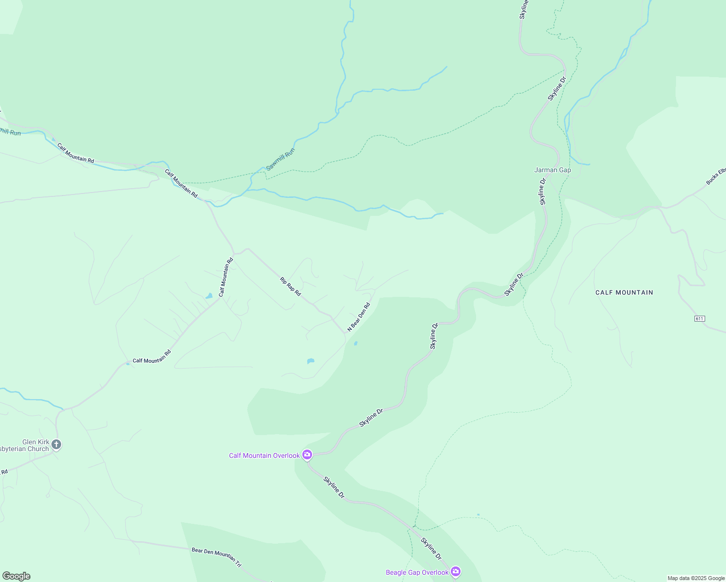 map of restaurants, bars, coffee shops, grocery stores, and more near 146 North Bear Den Road in Waynesboro