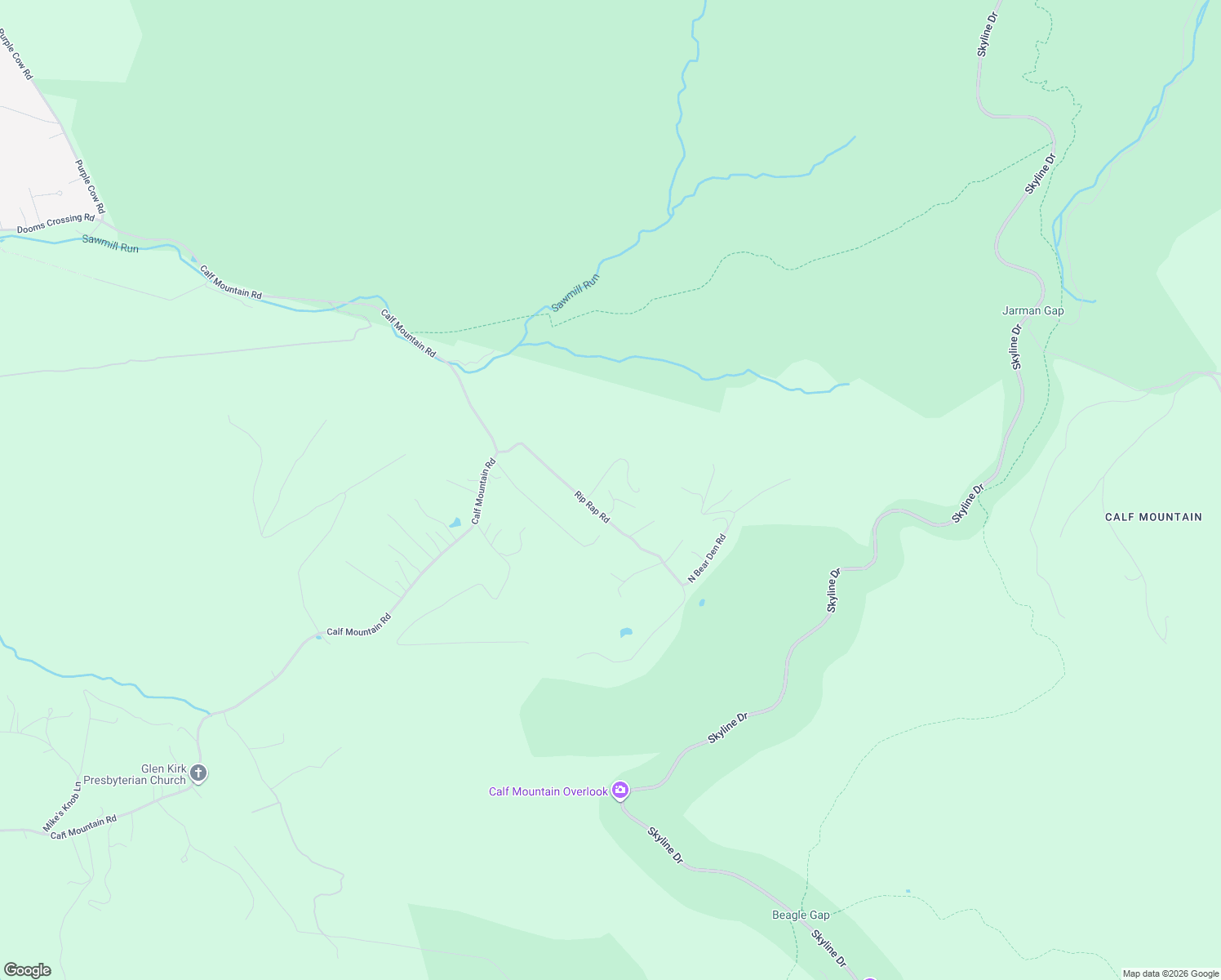map of restaurants, bars, coffee shops, grocery stores, and more near 45 Red Oak Drive in Waynesboro
