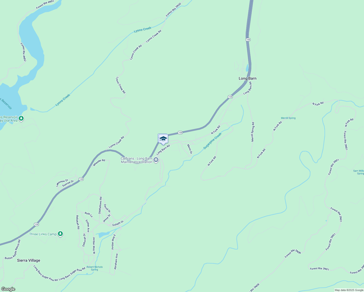 map of restaurants, bars, coffee shops, grocery stores, and more near 29723 Mono Drive in Long Barn