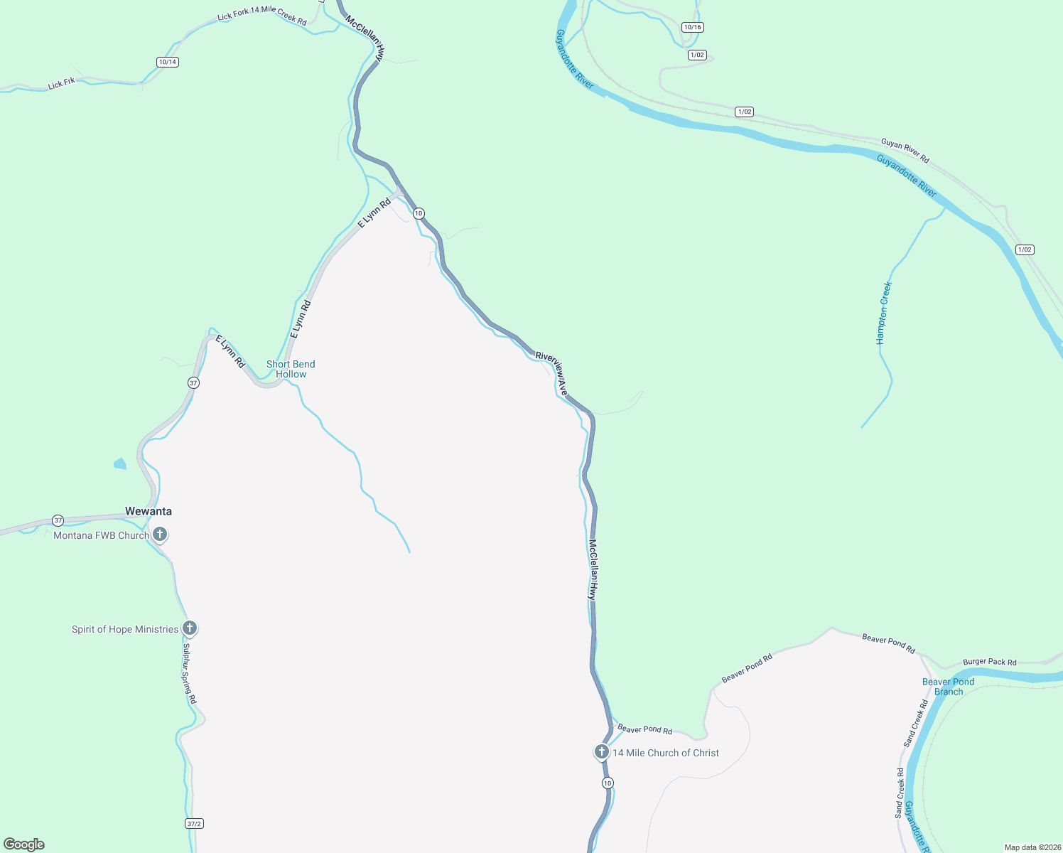 map of restaurants, bars, coffee shops, grocery stores, and more near 2485 McClellan Highway in Ranger